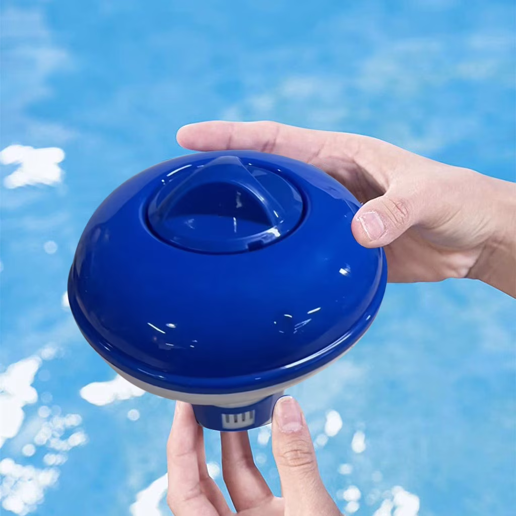 SDJMa Hot Tub/Spa/Pool Chlorine Floater Chlorinator/Bromine Floater, Chemical Floating Dispenser for Pools, Automatic Chlorine Tablets Floaters Fit 1-2 Inch Tablets