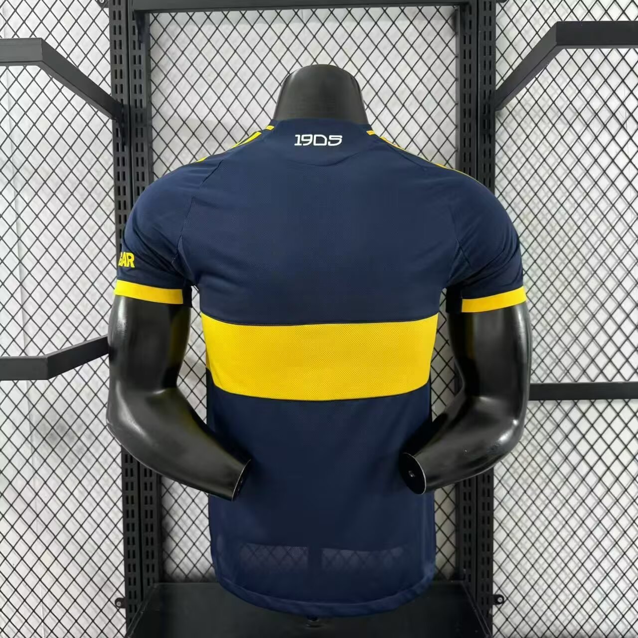 25-26 Boca Home Black Shirt - Player Edition