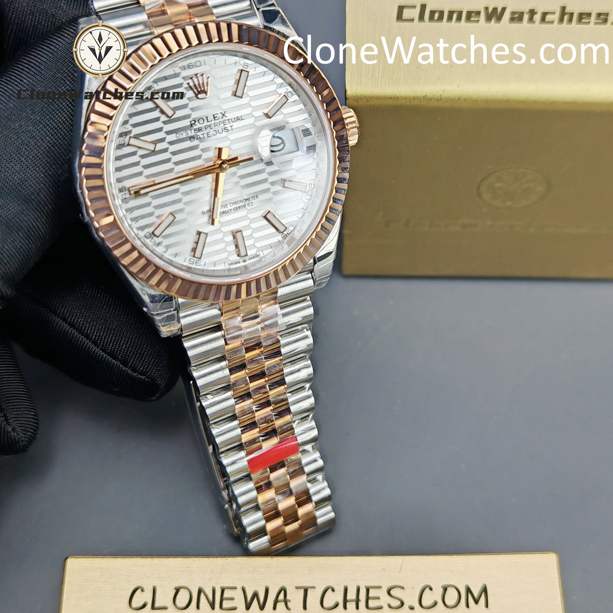 Rolex Super Clone Watches 1:1 DateJust Silver Dial m126331-0018 Jubilee 41MM 3235 Movement