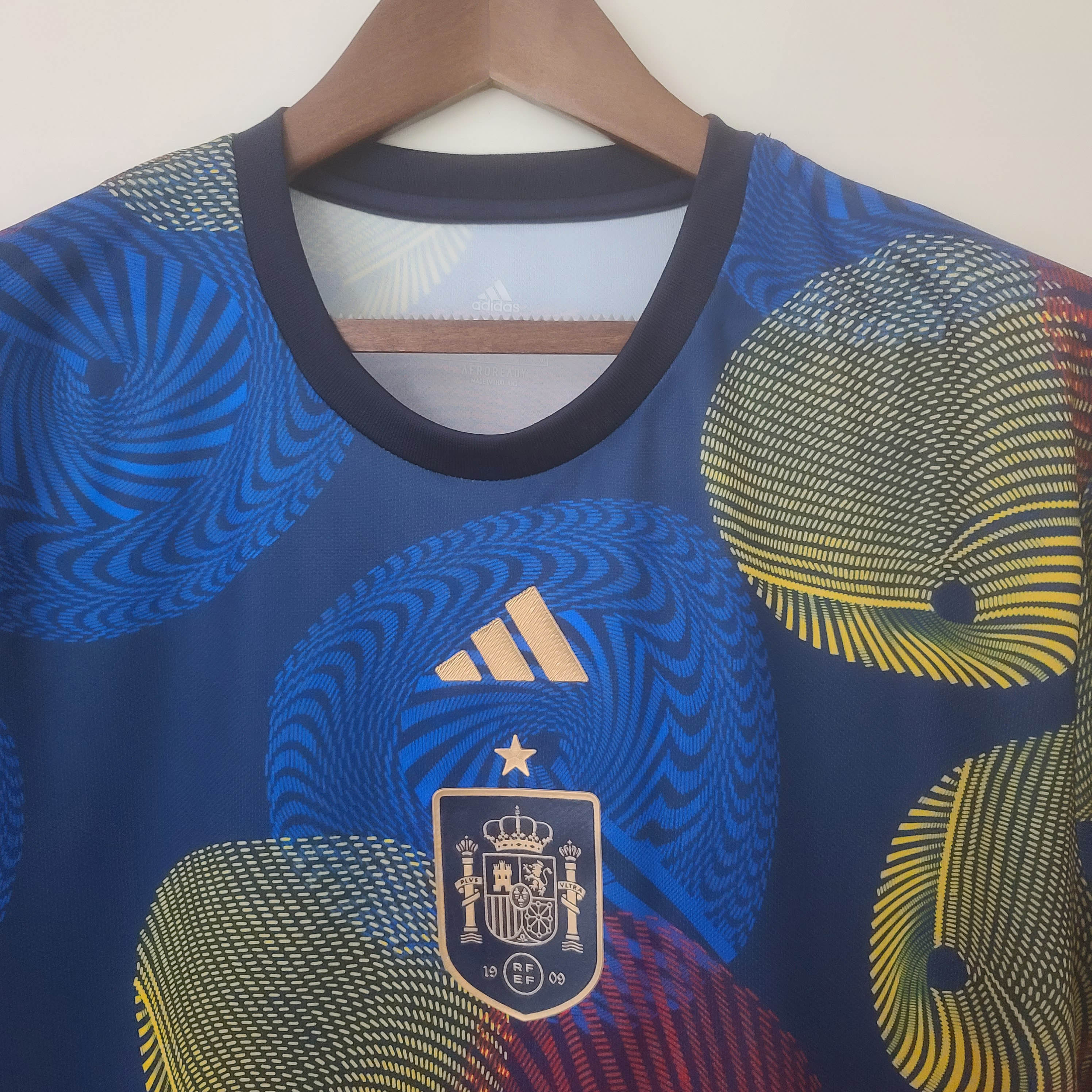 2022 Spain Training Wear Colorful Soccer Shirt