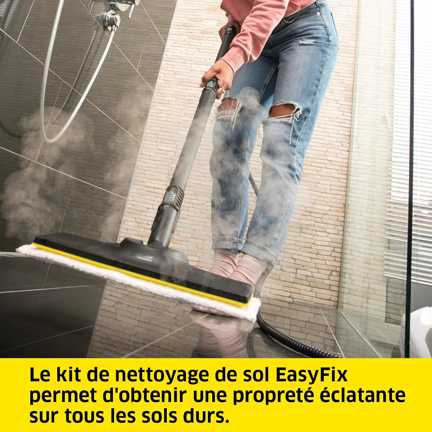 Nettoyeur vapeur SC5 EasyFix Iron Plug 42 bar préchauffage 3 min surface 150 m² réservoir 2L