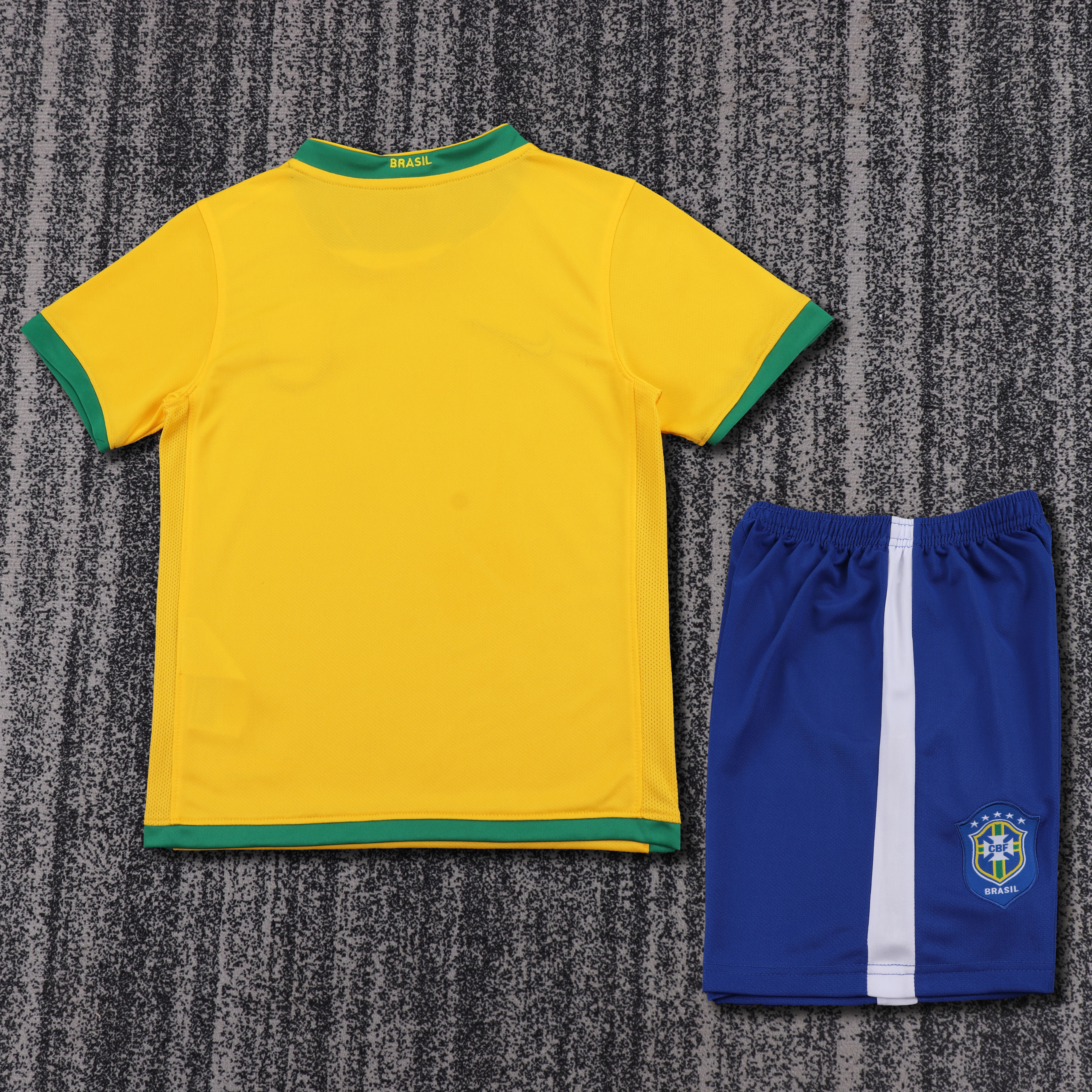 2006 Brazil Home Retro Children's Jersey - Fans Edition