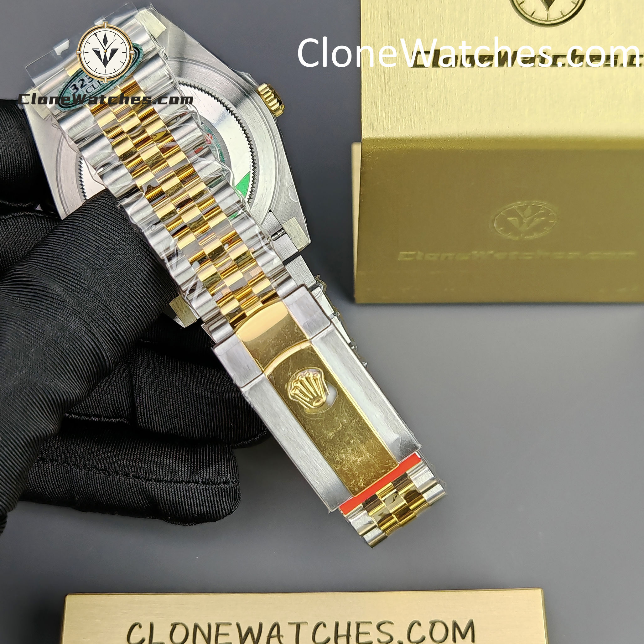Rolex Super Clone Watches 1:1 DateJust Gold Dial 126333 – 0010 Jubilee 41MM 3235 Movement