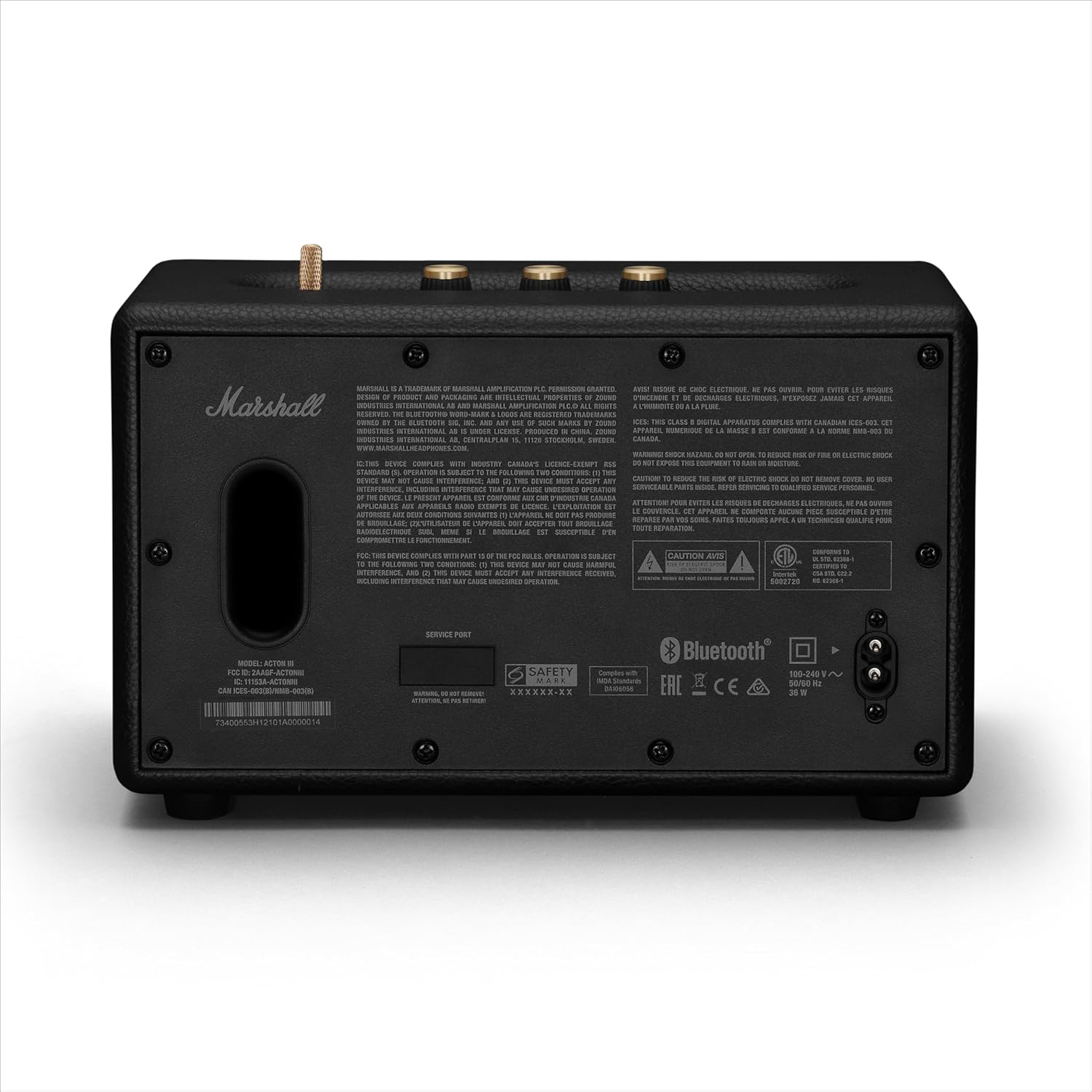 Enceinte Bluetooth sans fil Acton III noir