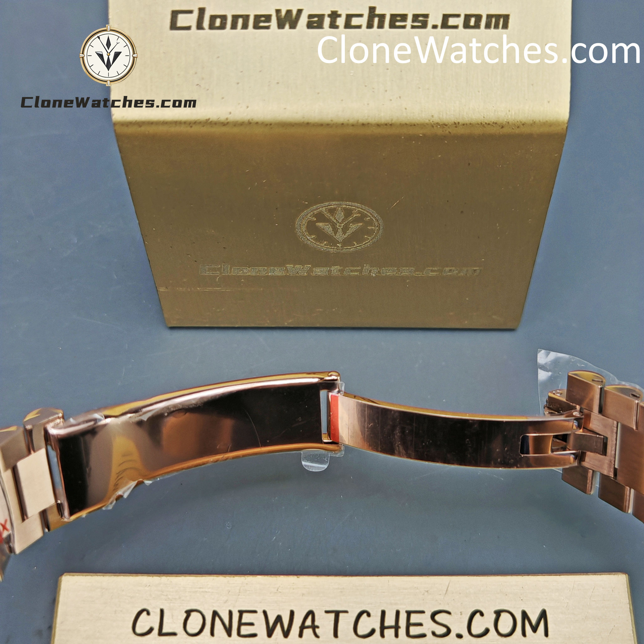 Rolex Super Clone Watches 1:1 Day Date Rose Gold Silver Dial 40mm m228235-0004 3255 Movement