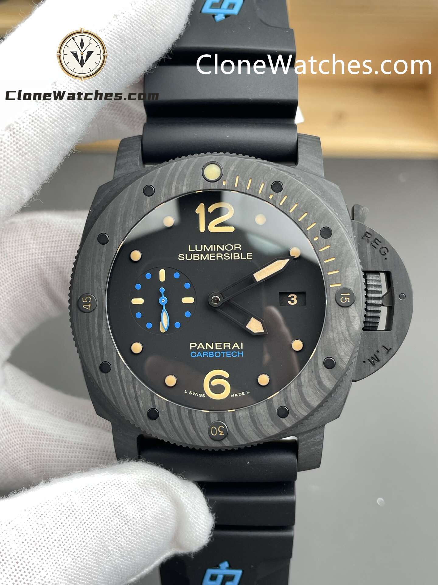 Panerai Super Clone Watches 1:1 Luminor Submersible 1950 PAM00616 47 mm