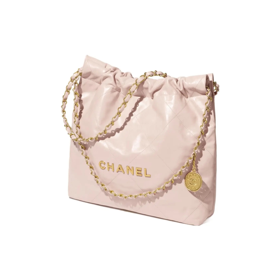 CHANEL 22 Bag 23S Cowhide Tote Bag