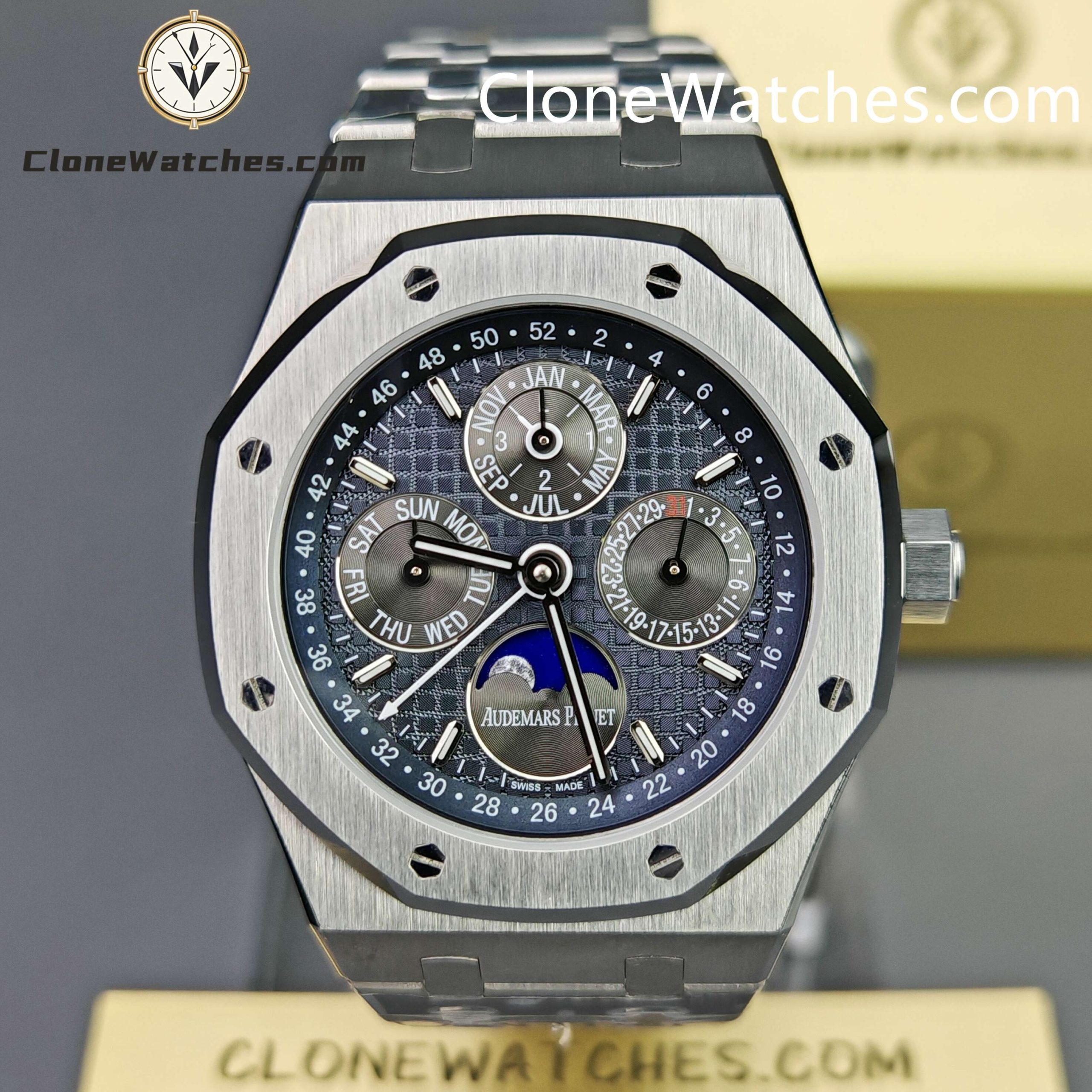 Audemars Piguet Super Clone Watches 1:1 Royal Oak Perpetual Calendar 26574ST 41MM