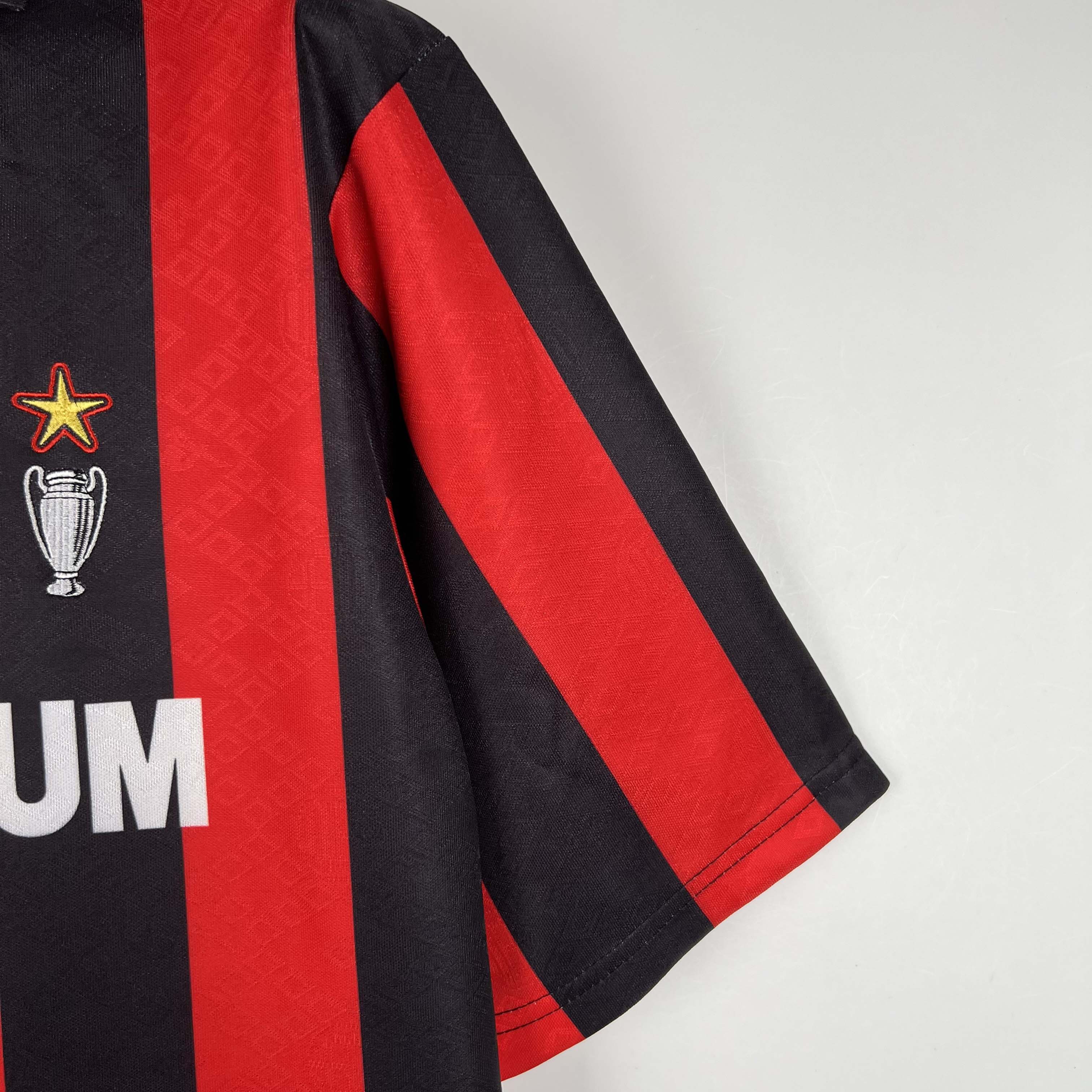 1989/1990 Retro AC Milan Home Football Shirt 1:1 Thai Quality