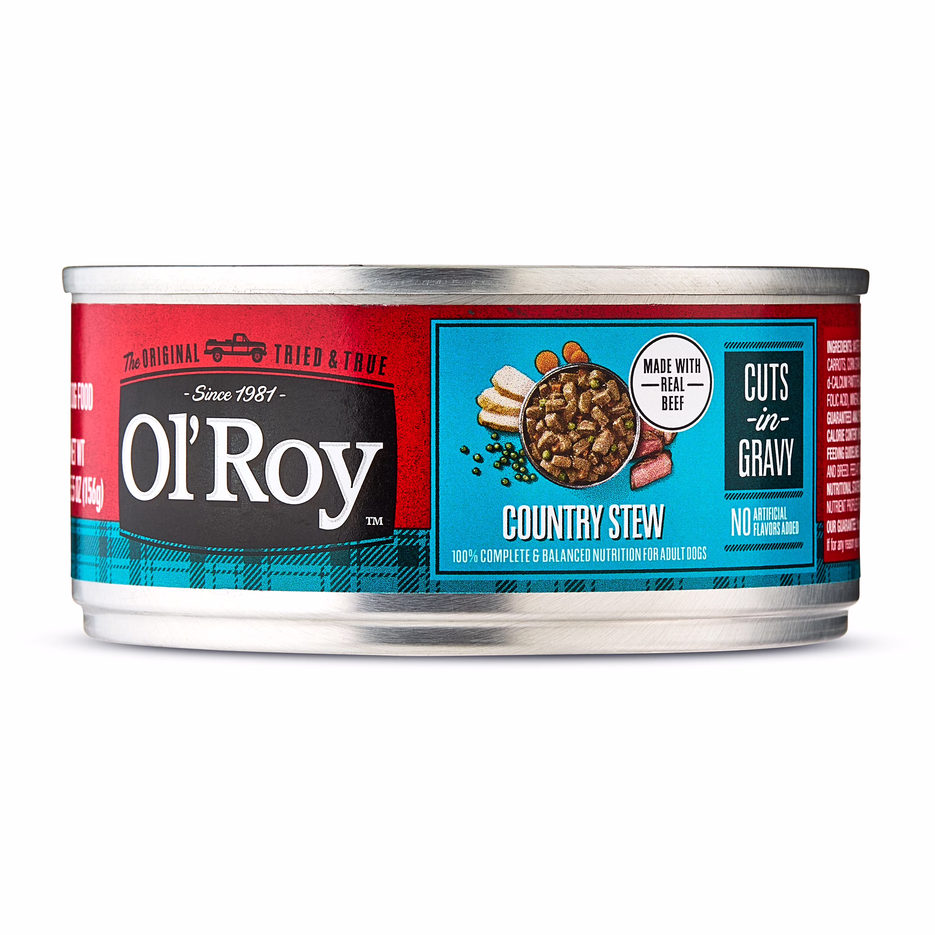 (6 pack) Ol' Roy Country Stew Cuts in Gravy Wet Dog Food, 5.5 oz Can