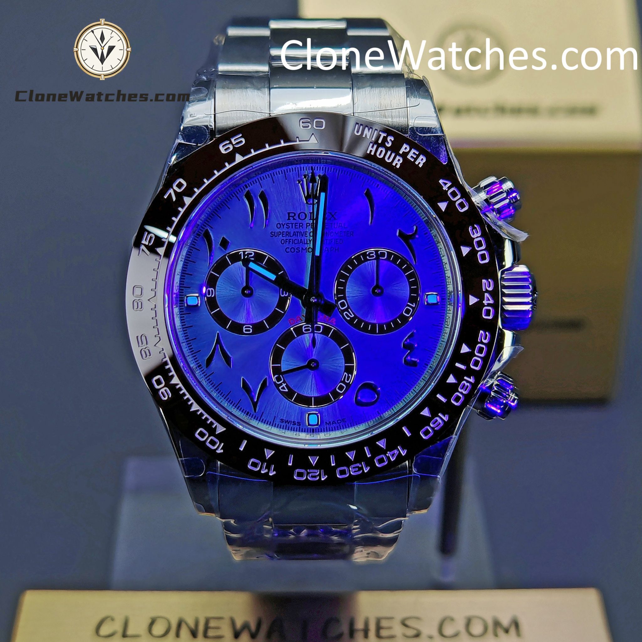 Rolex Super Clone Watches 1:1 ICE BLUE Daytona M116506 Middle East Version 4130 Movement