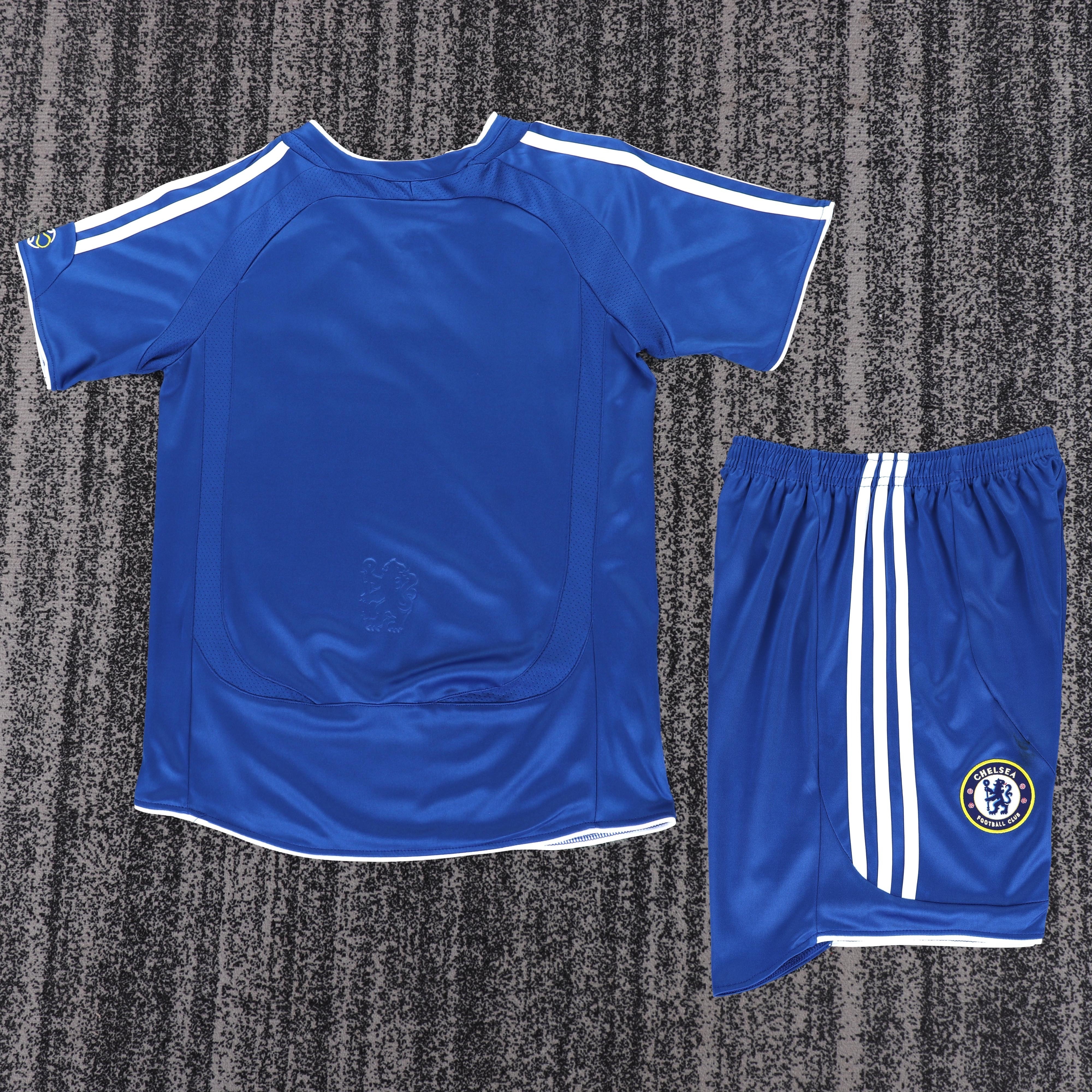 2006-07 Chelsea Home Retro Children's Jersey Set - Fans Edition