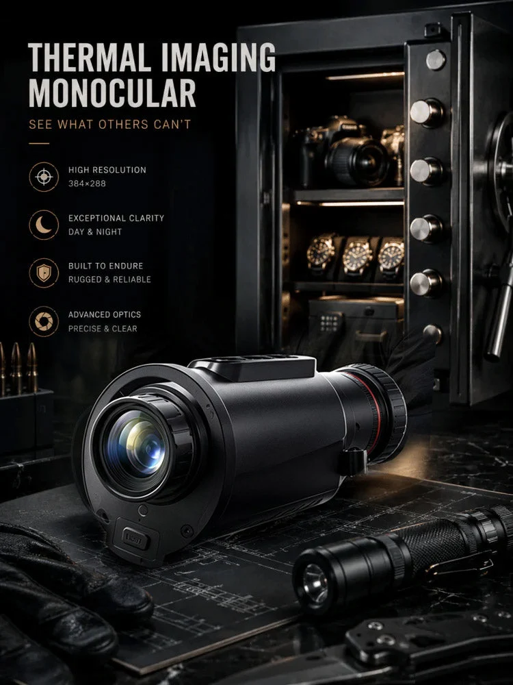 🌙 AI15 Thermal Imaging Monocular – 1920x1080 Resolution, 8000m Range, 10-Hour Battery