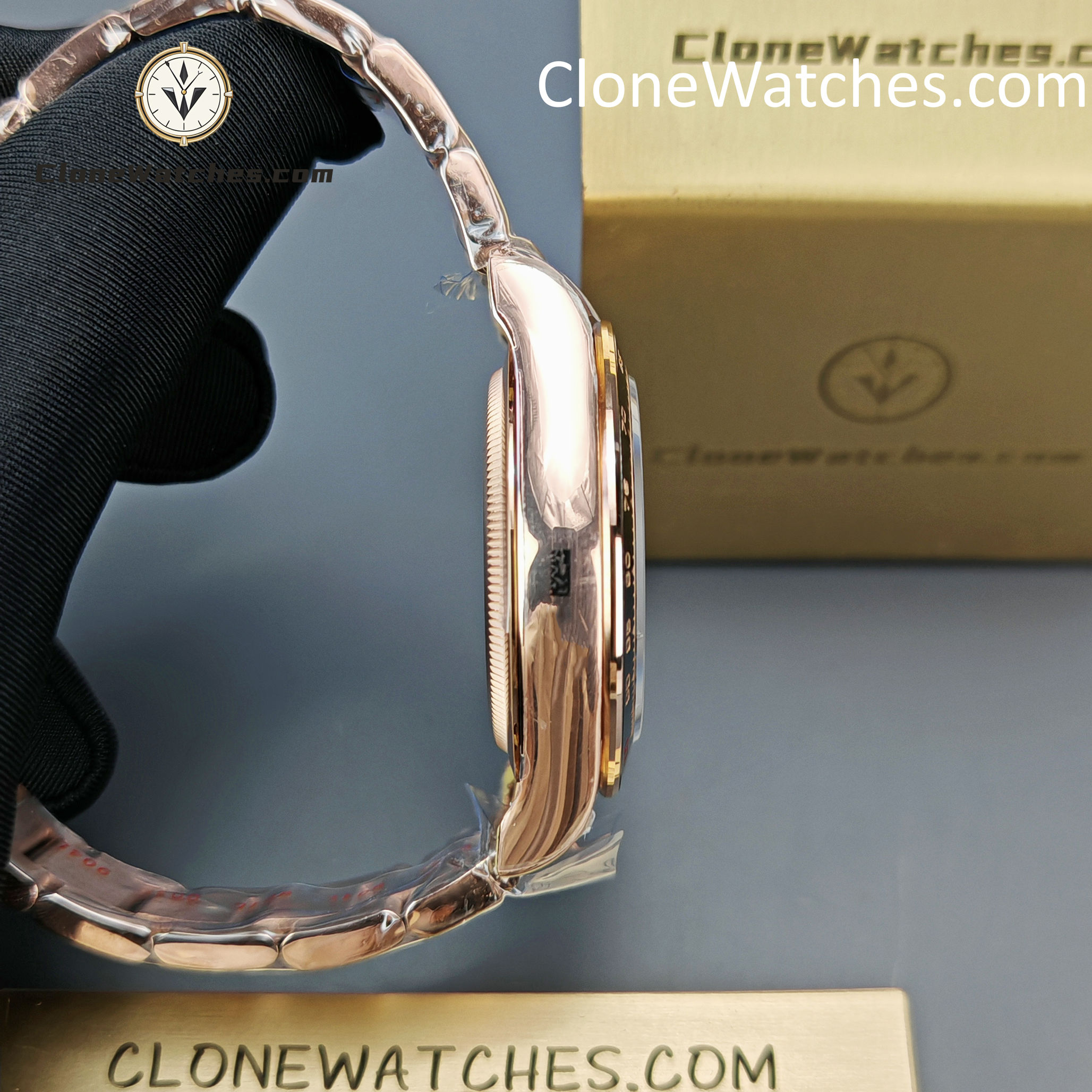 Rolex Super Clone Watches 1:1 Le Mans Daytona 100 Years Anniversary Rose Gold 4132 Movement