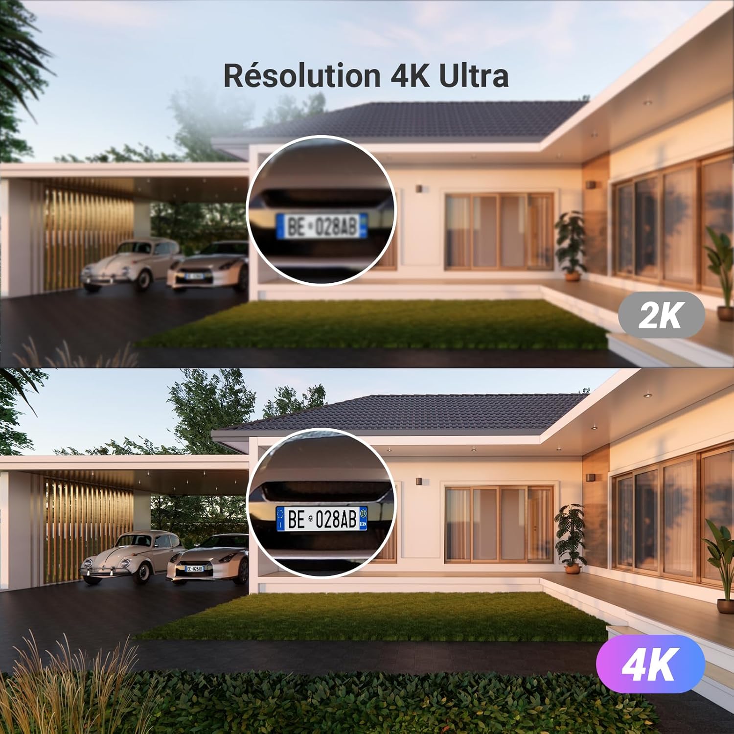 Visiophone connecté 4K écran 8 pouces reconnaissance paume visage étanche WiFi