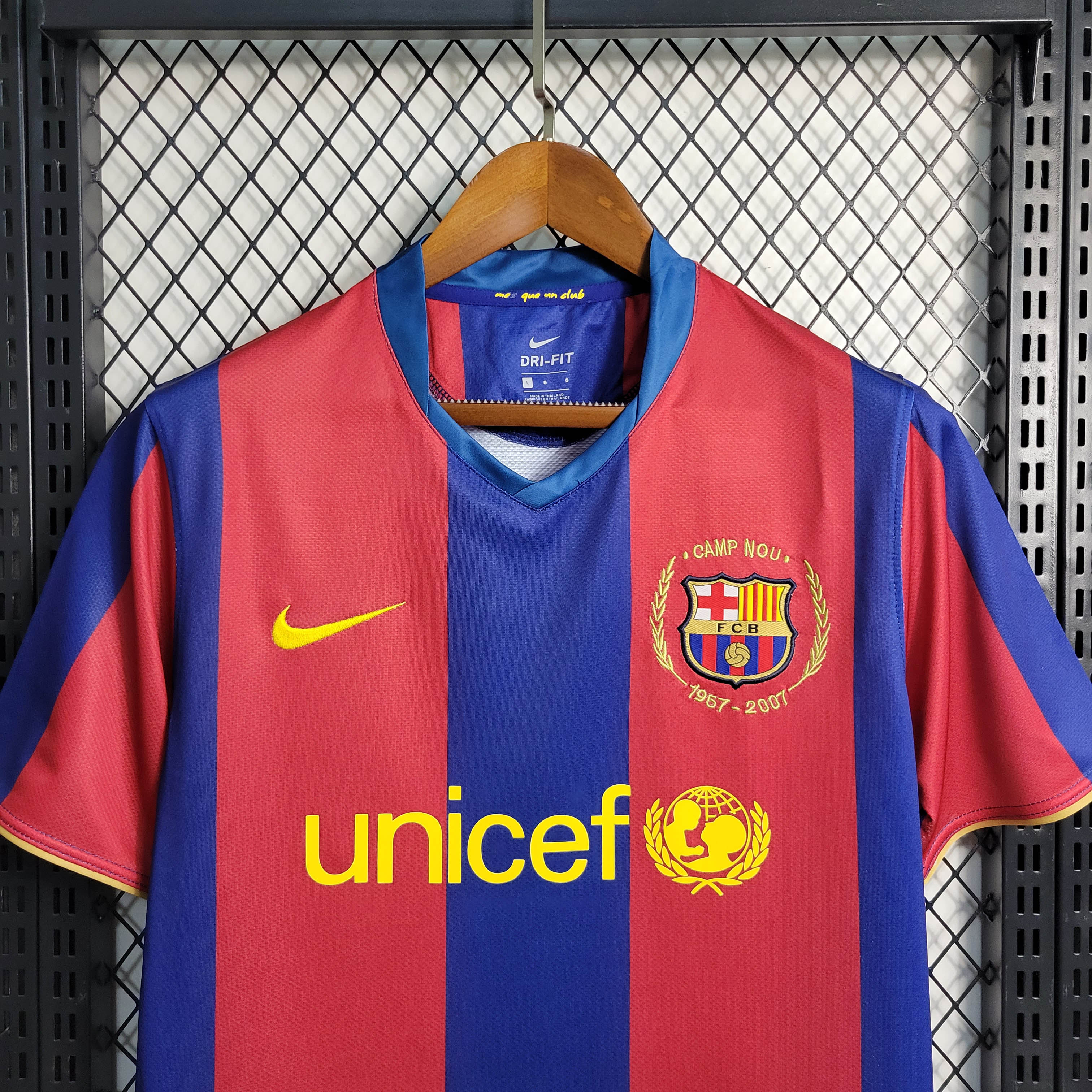 2007/08 Barcelona Home Retro Kit - Fans Edition