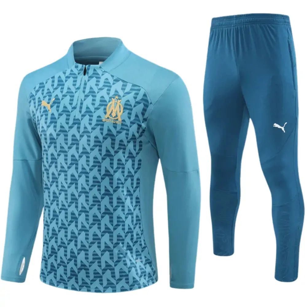 2024-25 New Season Marseille Green [Camouflage] Children's Training Suit