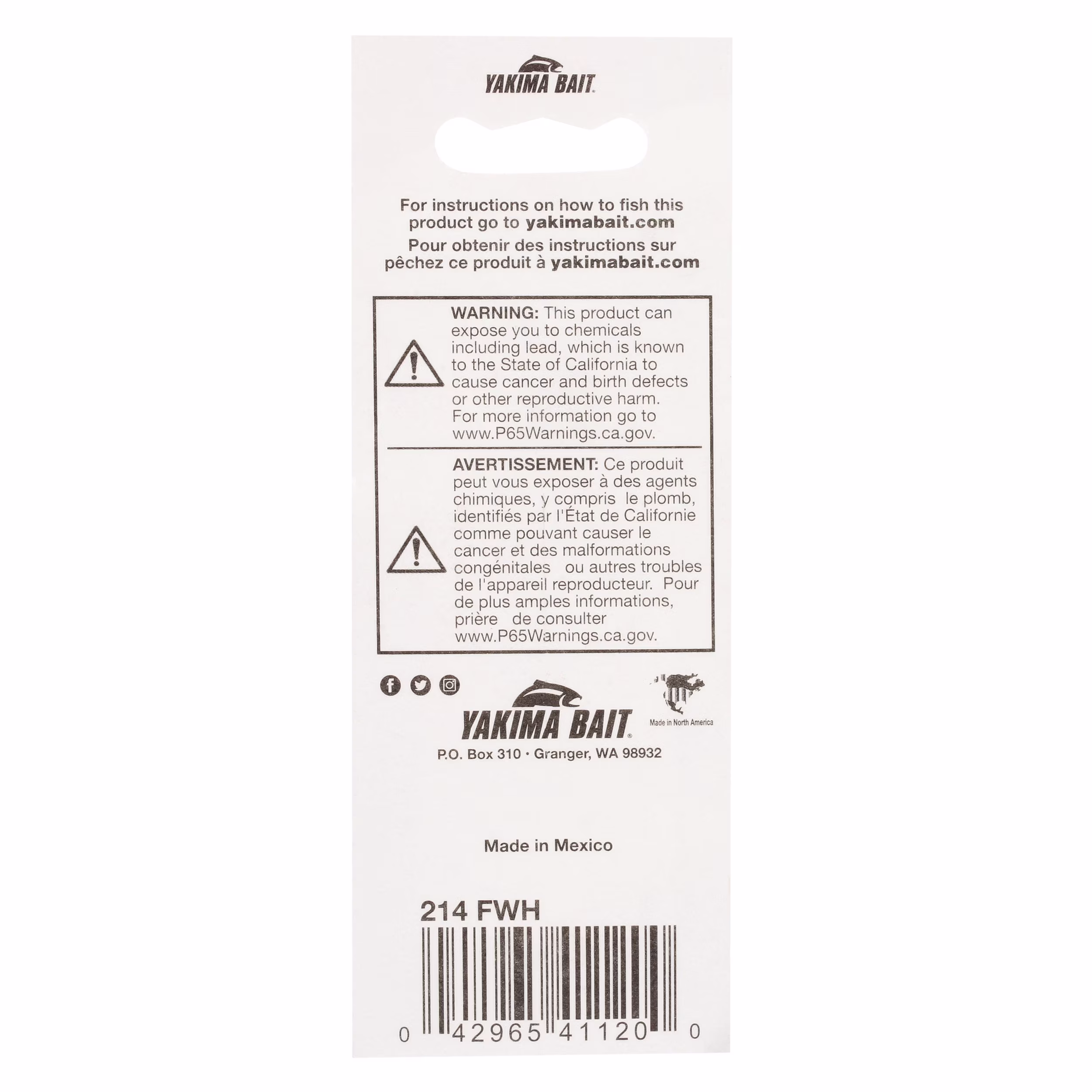 (2 pack) Rooster Tail, Flash White