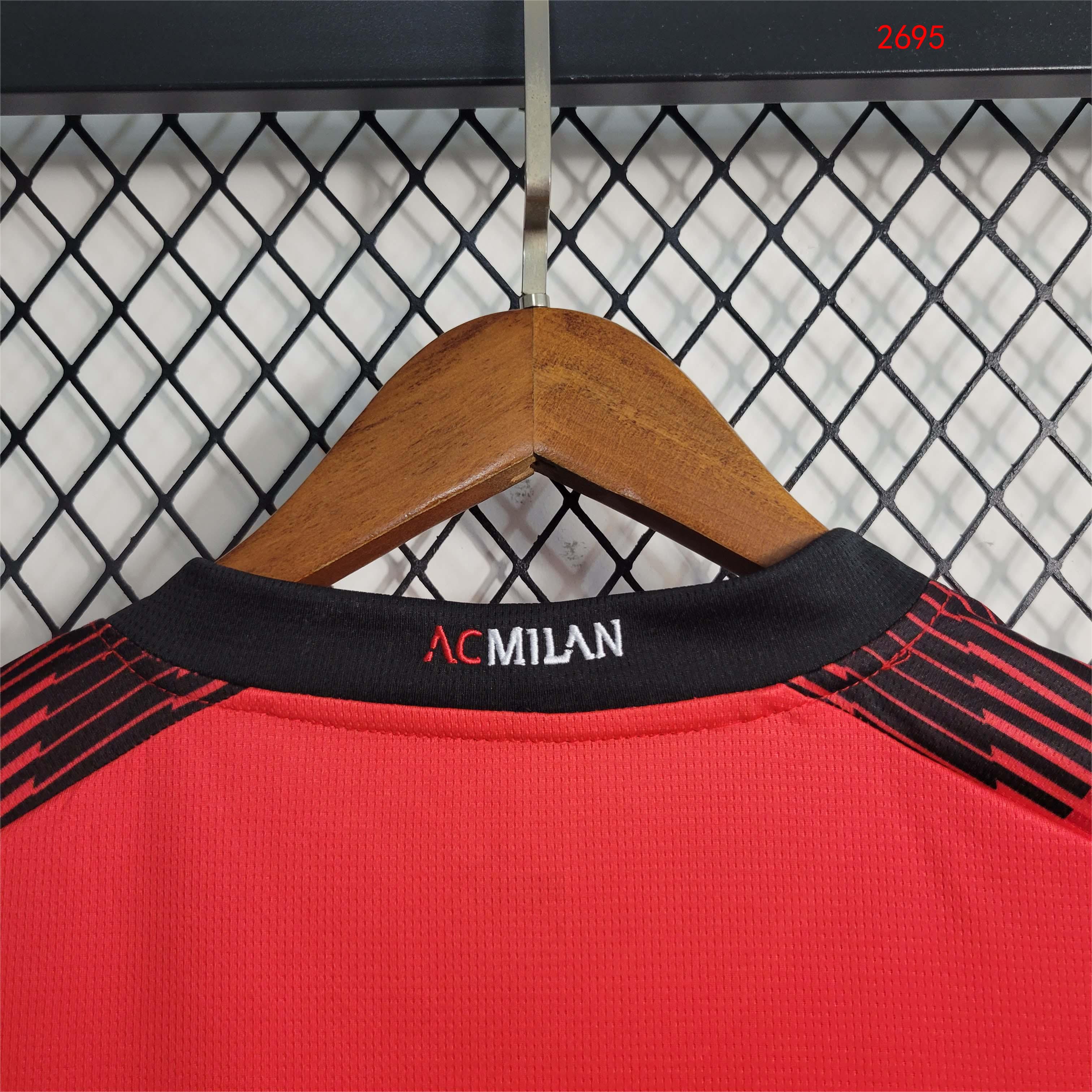 2023/24 AC Milan Home Soccer Jersey 1:1 Thai Quality - Fans Edition