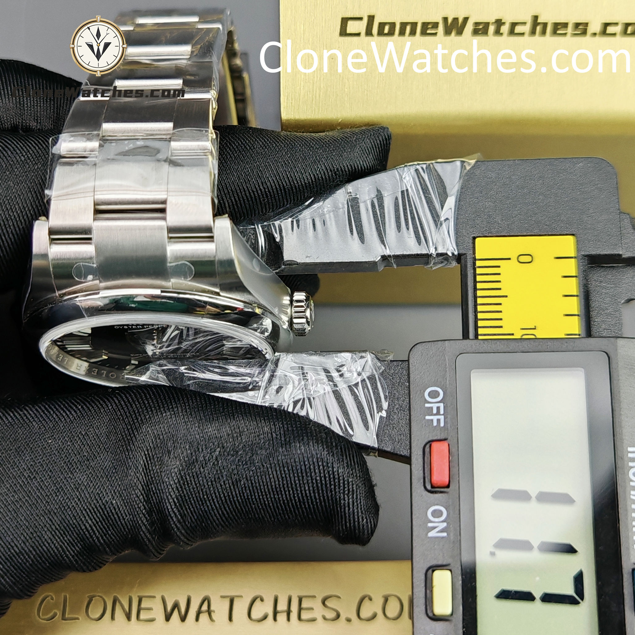 Rolex Super Clone Watches 1:1 Oyster Perpetual Black Dial 36mm M126000-0002 3230 Movement