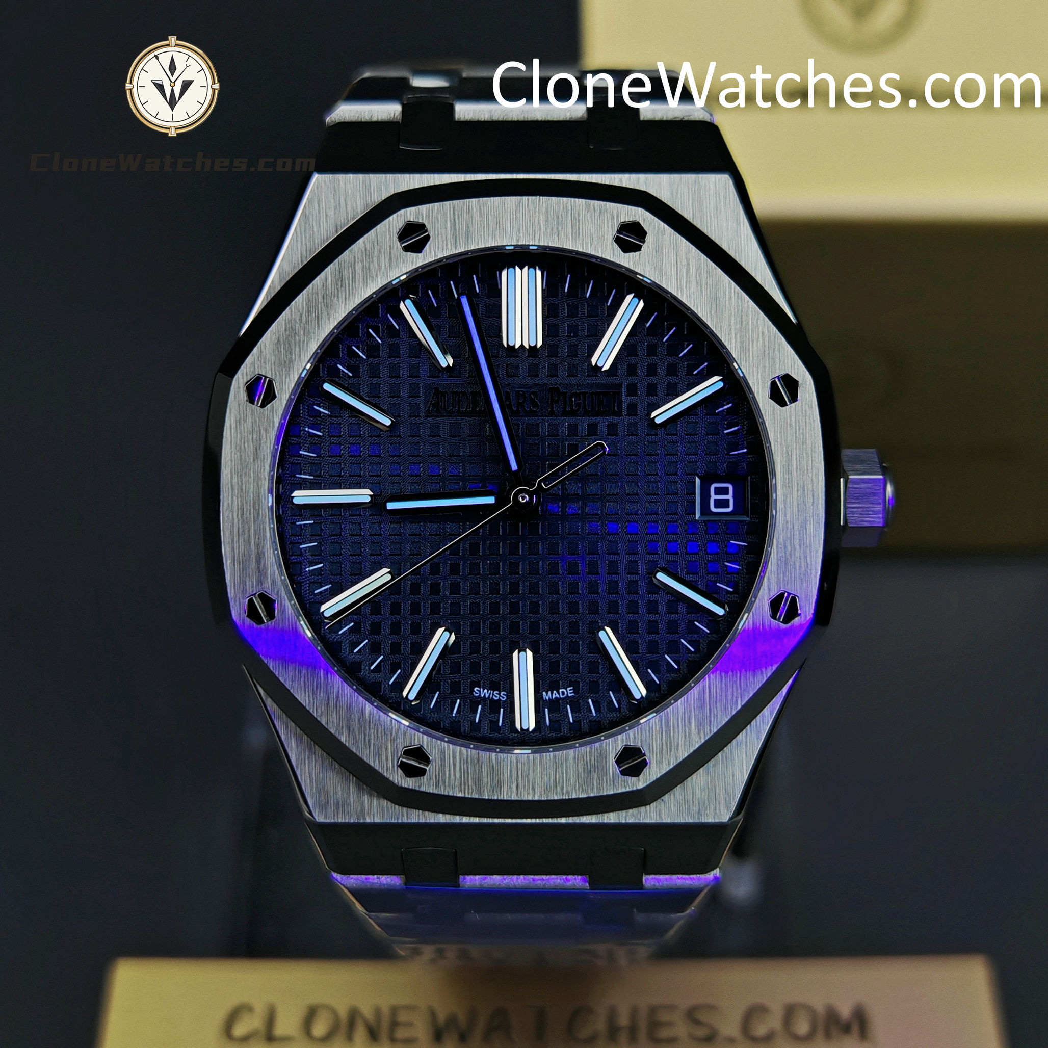 Audemars Piguet Super Clone Watches 1:1 Royal Oak 15510 Blue Dial 41MM Selfwinding