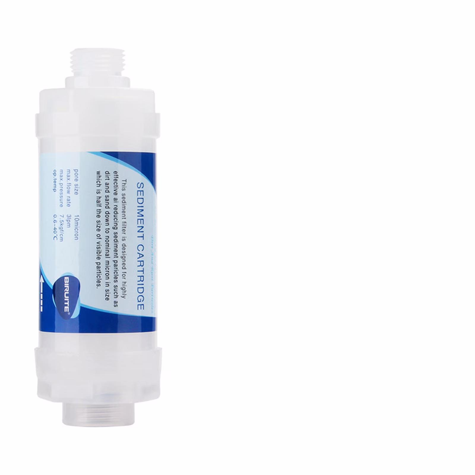 Inline Water Filter 5 Inches Sediment Pre-Filter with 1/2 Inch Thread for Washing Machine Water Heater and Smart Bidet Toilet Seat Protection