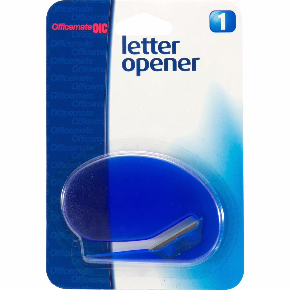 Officemate Letter Opener, Deluxe, Carded (30310)