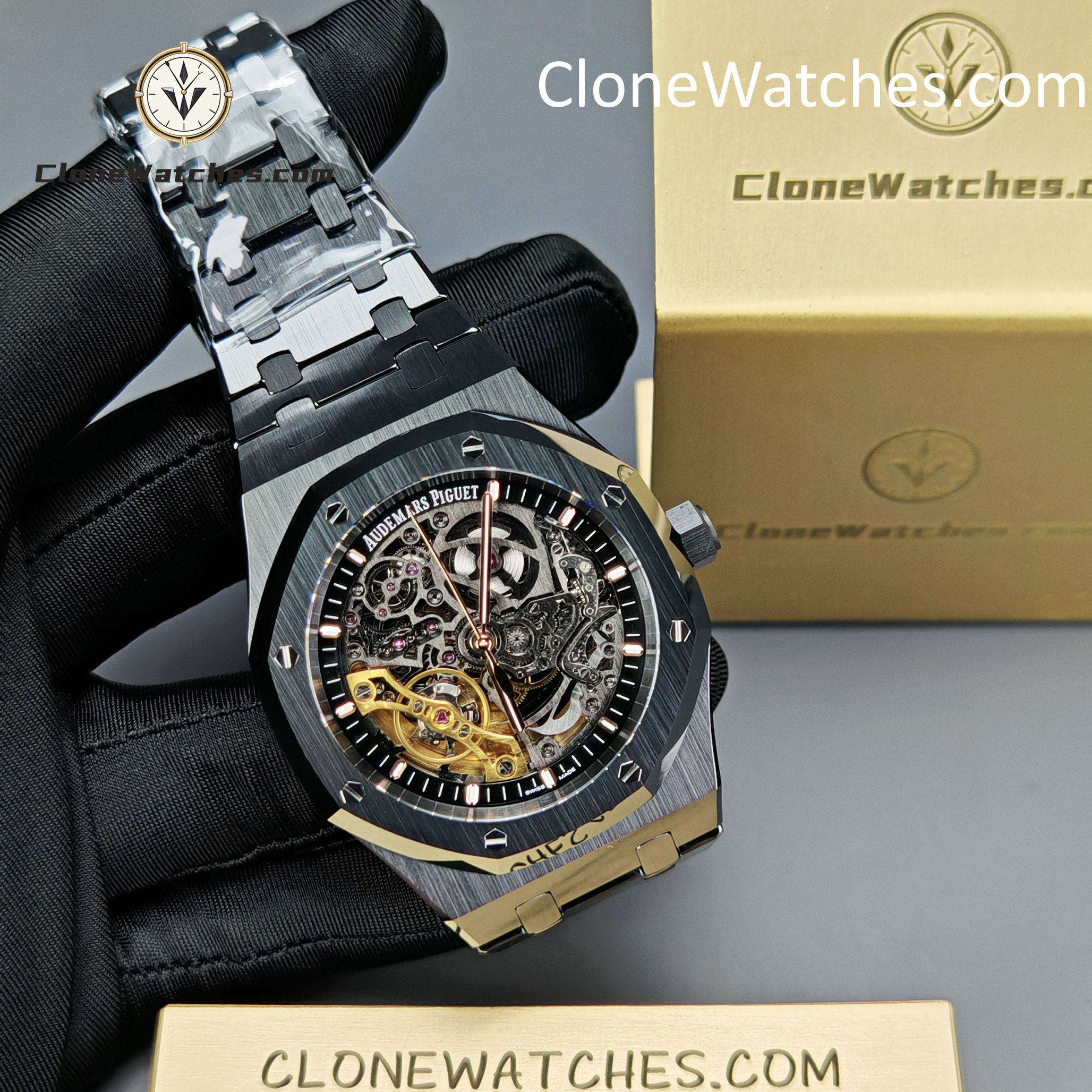 Audemars Piguet Super Clone Watches 1:1 Royal Oak 15416 Skeleton Dial