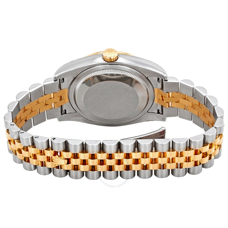 Rolex Oyster Perpetual Datejust 36 Champagne Dial Stainless Steel and 18K Yellow Gold Jubilee Bracelet Automatic Ladies Watch 116243CRJ（Lifetime free warranty+90-days replacement service & Refund!.）