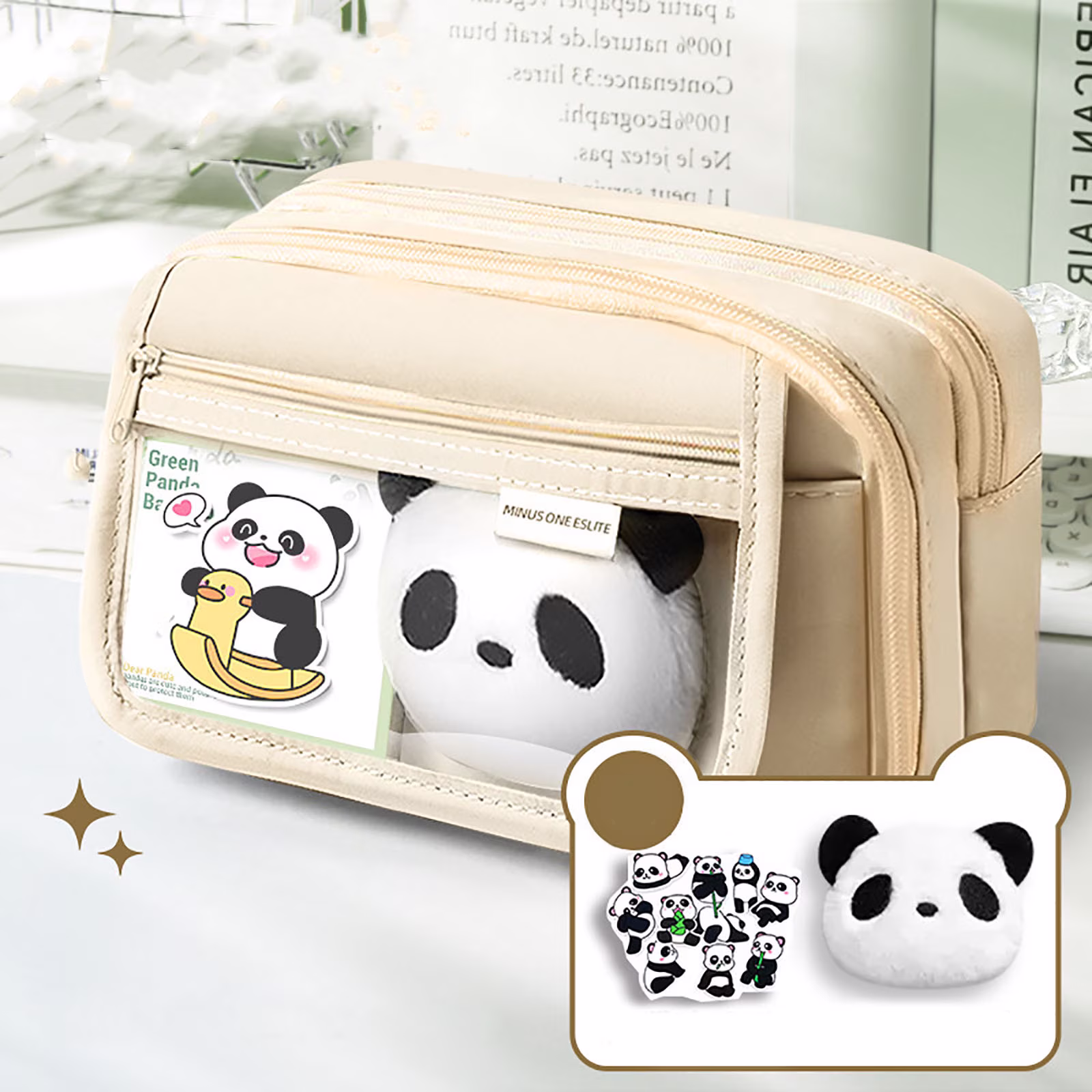 PALIFEUR Pencil Case Large Capacity Pencil Pouch, Multi-layer Aesthetic Pen Bag, Sturdy Multifunctional Pencil Bag, Pencil Box, Sky Blue