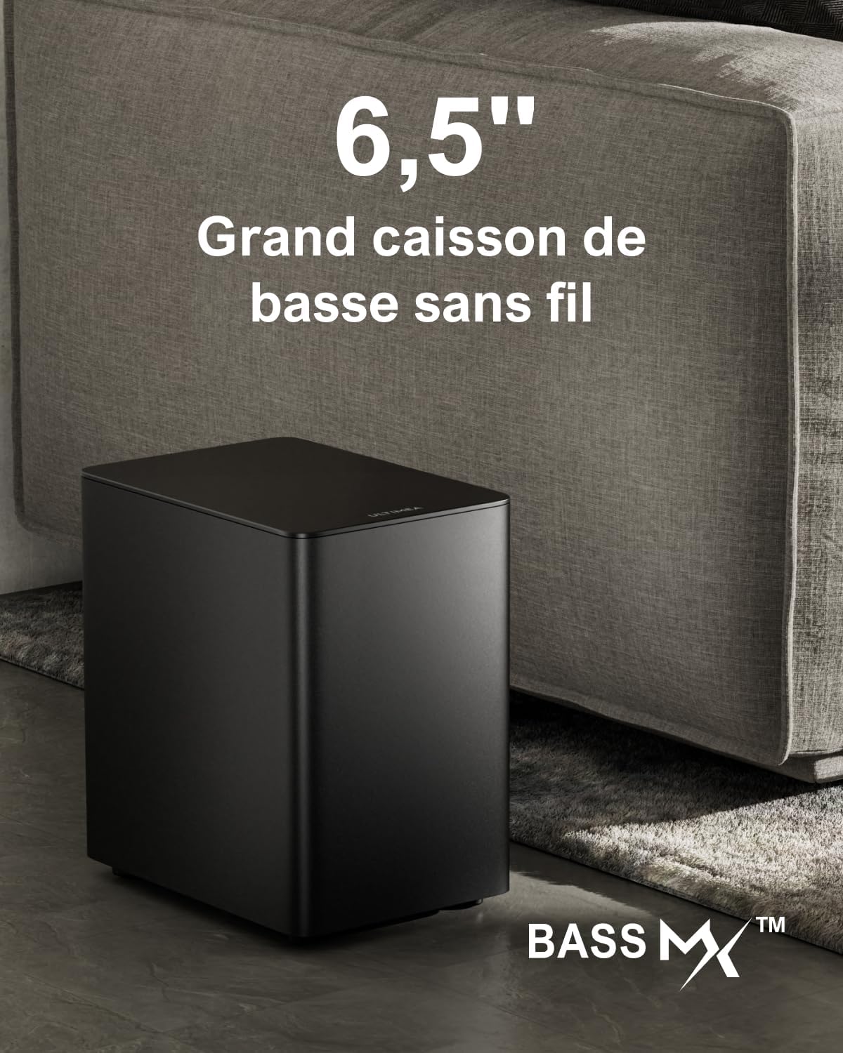 Barre de son TV 7.1 Dolby Atmos 460 W caisson basse sans fil enceintes surround