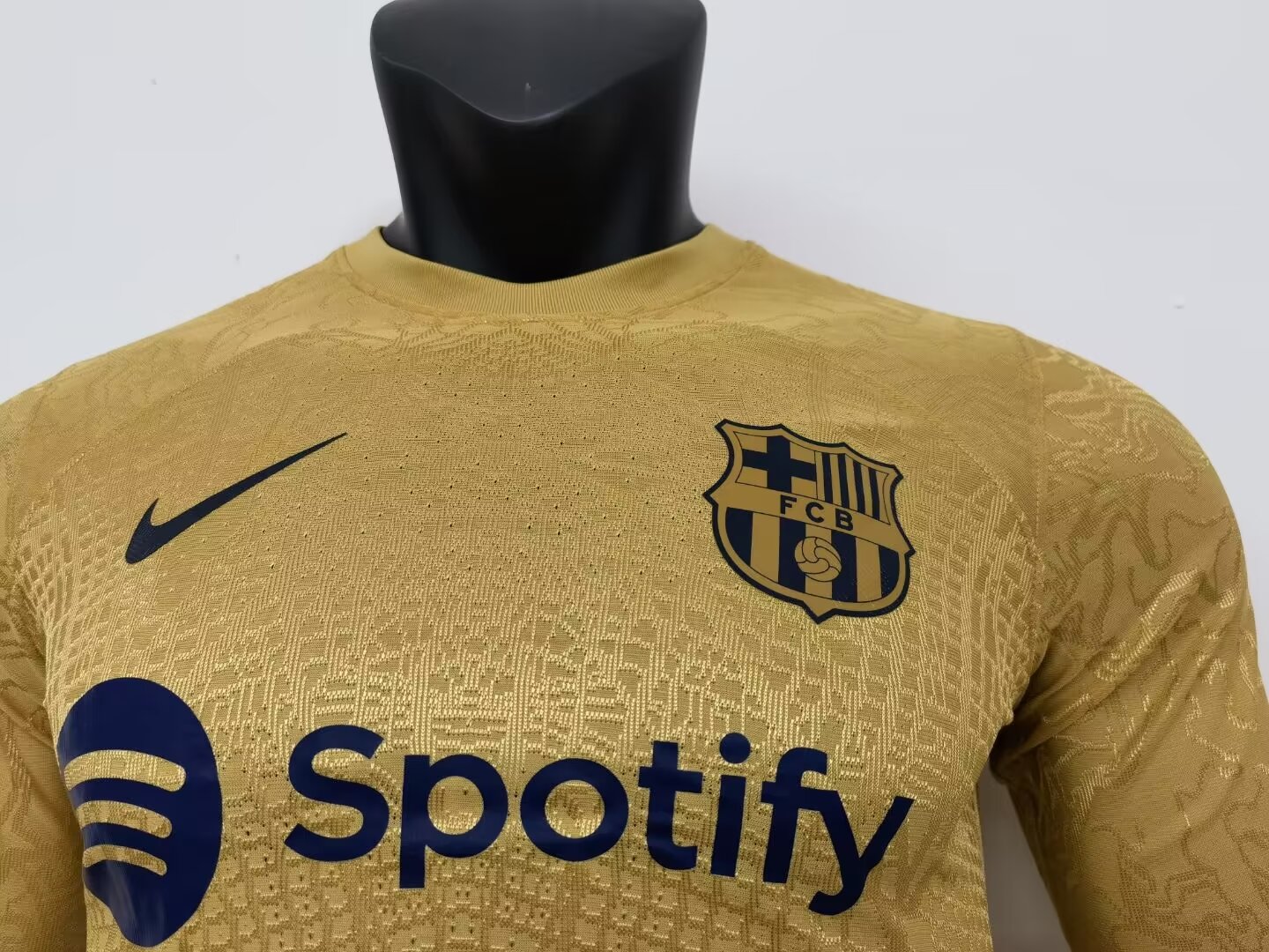 2022/2023 Barcelona away long-sleeved player version jersey 1:1 Thai quality