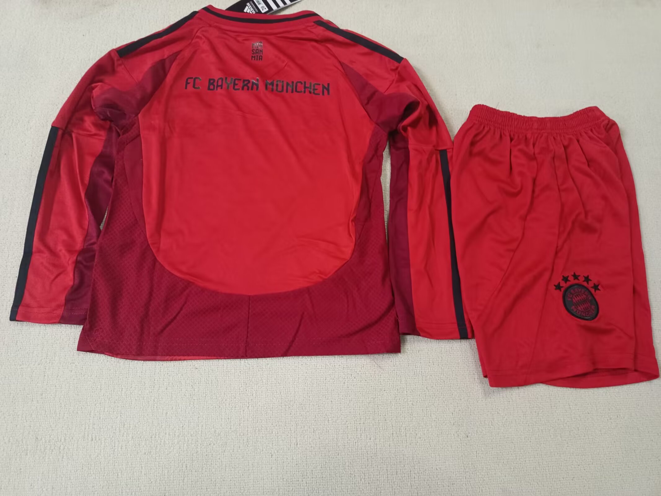 2024/25 Bayern Munich Home Long Sleeve Children's Jersey 1:1 Thai Quality