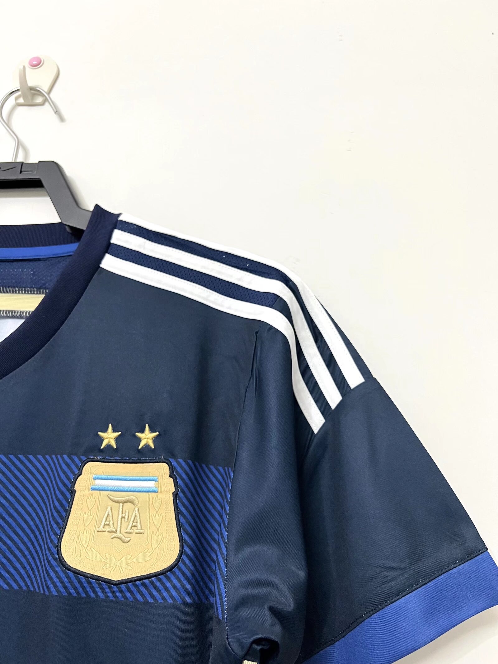 2014 Retro Argentina National Team Away Jersey - Fans Edition