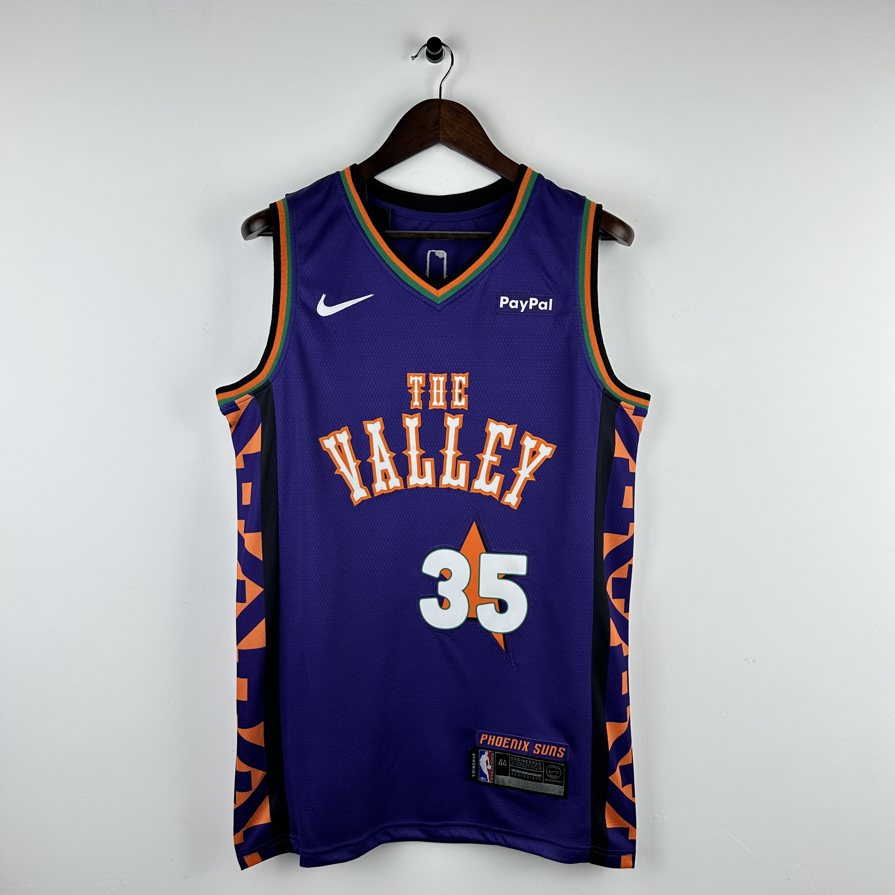 Embroidery 25th season Suns City Edition No. 35 Durant