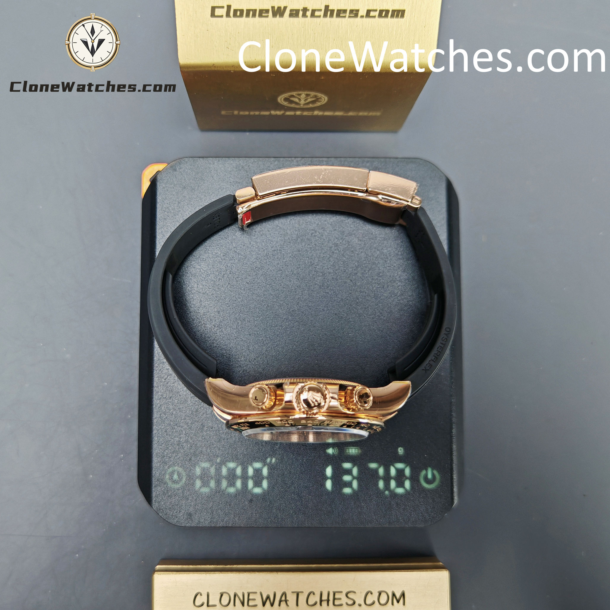 Rolex Super Clone Watches 1:1 Daytona Rose Gold M126515ln-0004 4131 Movement