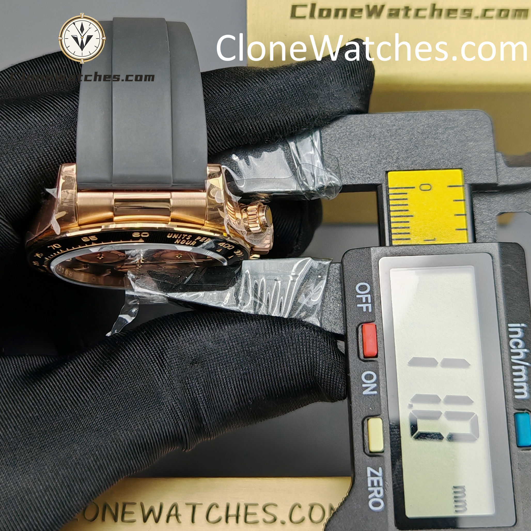 Rolex Super Clone Watches 1:1 Daytona Rose Gold M126515ln-0002 4131 Movement