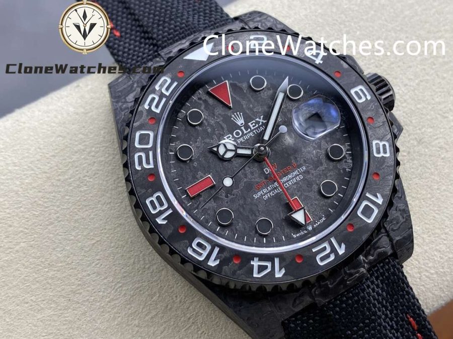 Modified Super Clone Watches 1:1 NTPT Rolex GMT Master Vintage Red 3186 Movement