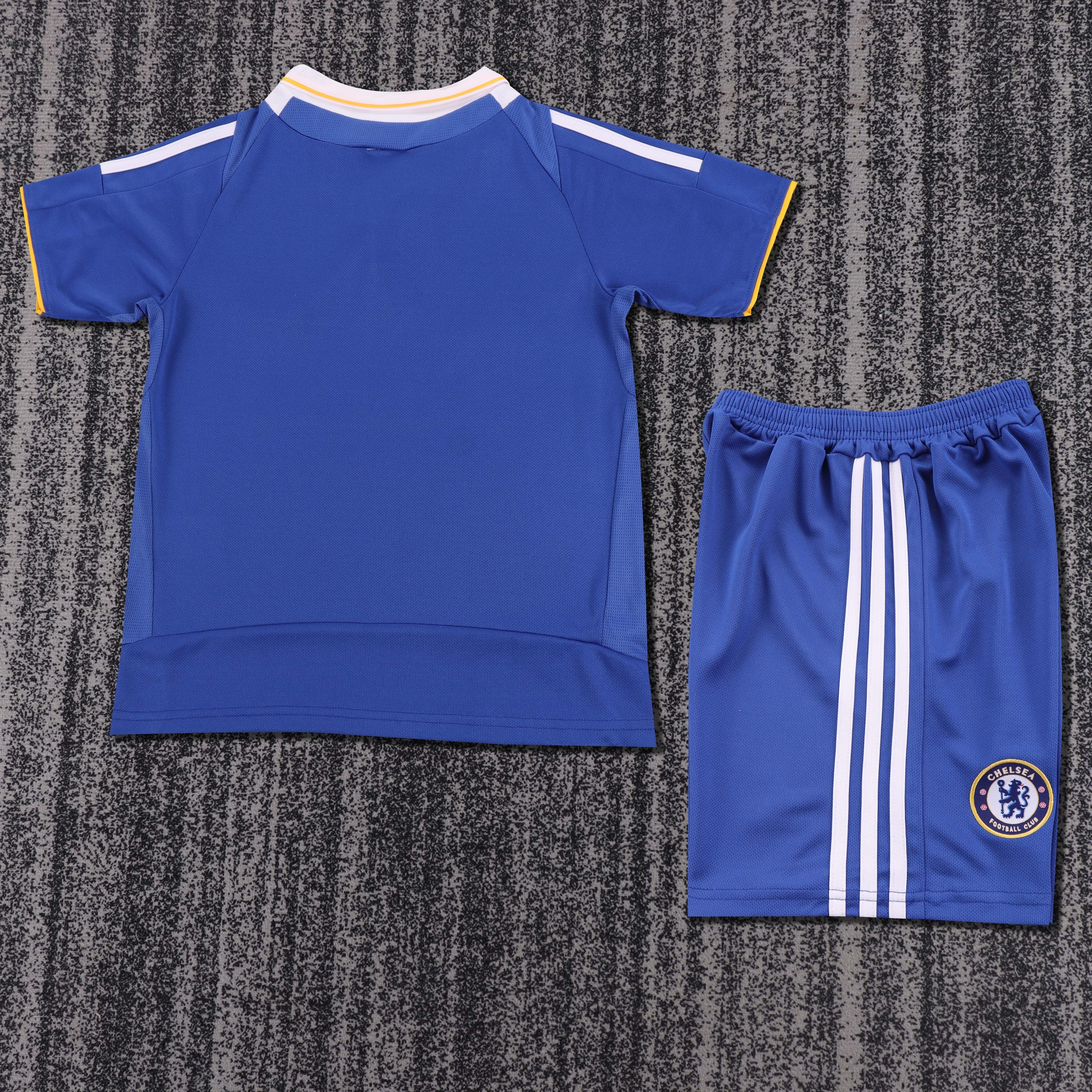2007-08 Chelsea Home Retro Children's Jersey Set - Fans Edition