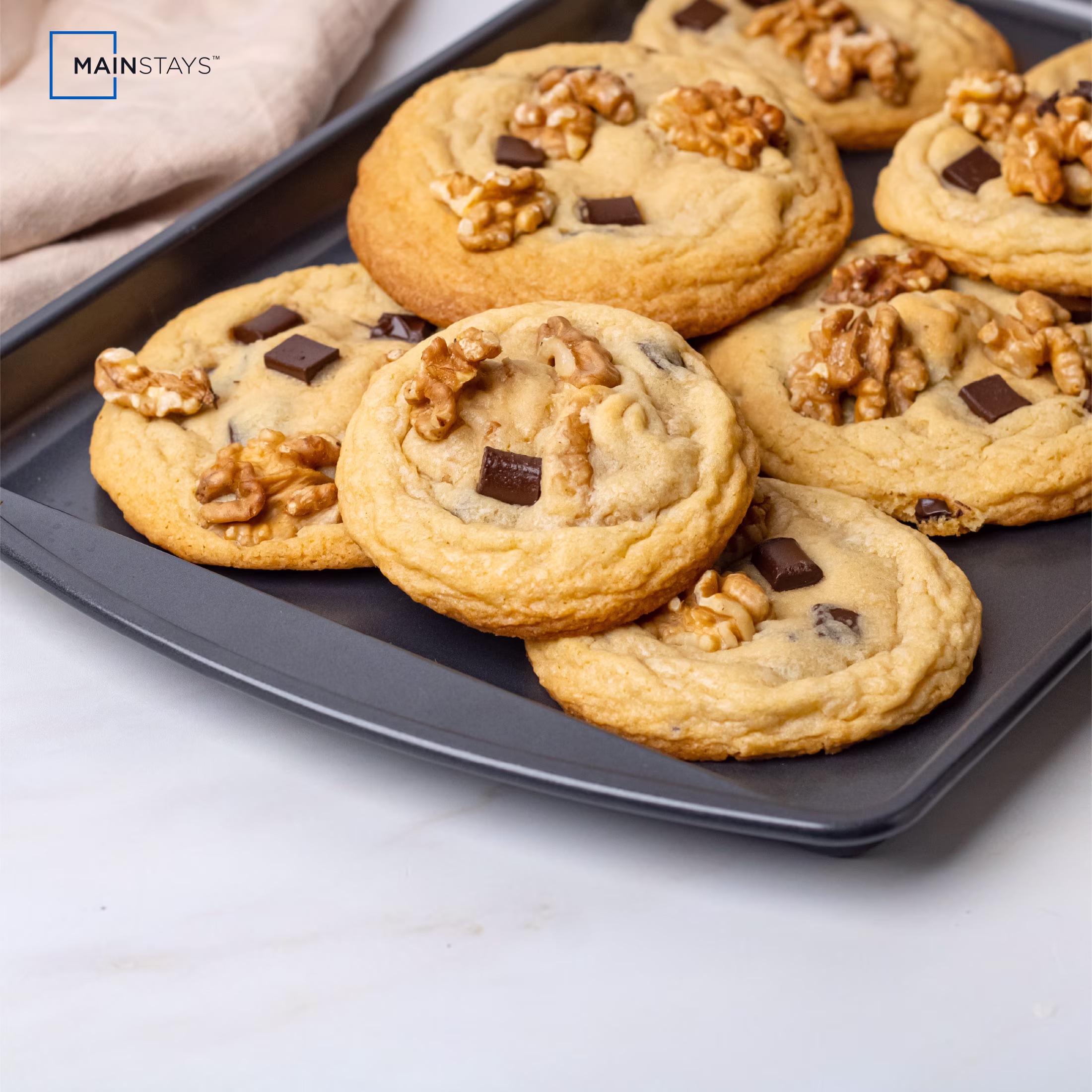 (3 pack) Mainstays Nonstick 9x13 Cookie Sheet Bakeware Pan