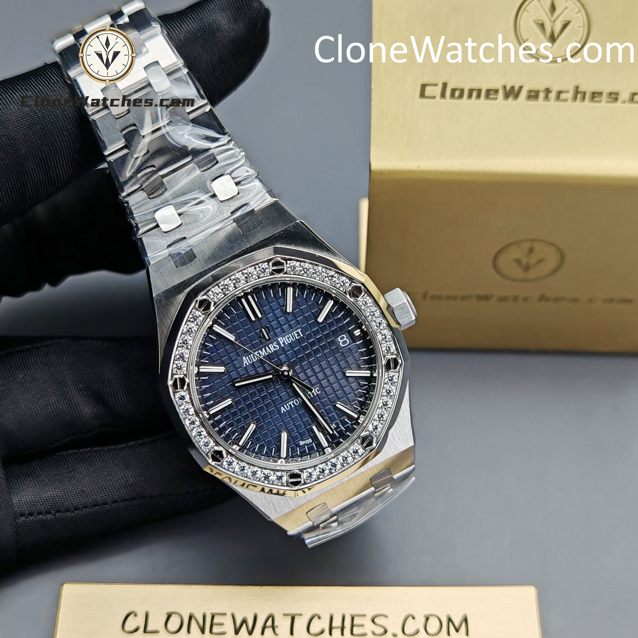 Audemars Piguet Super Clone Watches 1:1 Royal Oak 15451ST Blue Dial 37MM