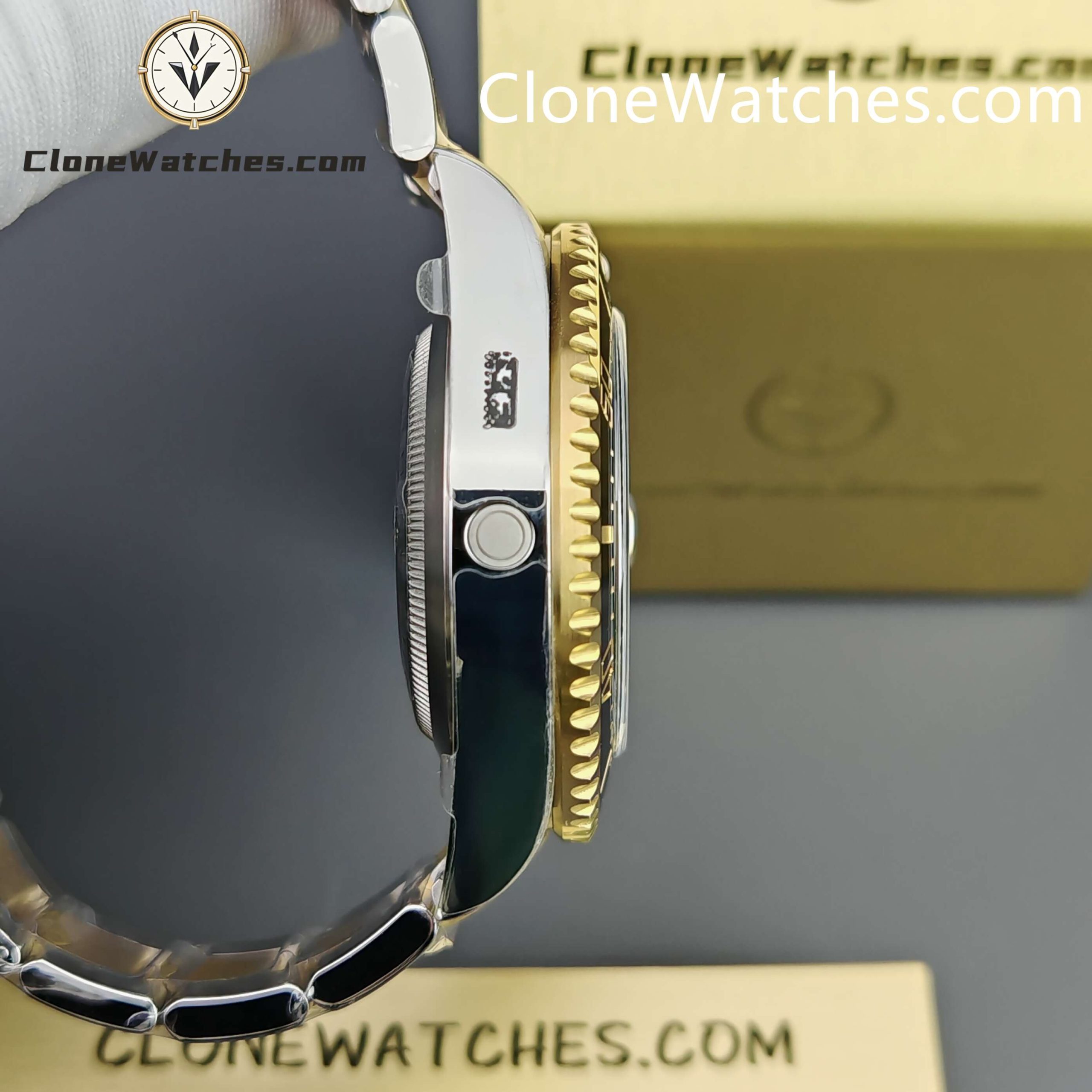 Rolex Super Clone Watches 1:1 Sea Dweller Yellow Gold Black Dial 126603 3235 Movement