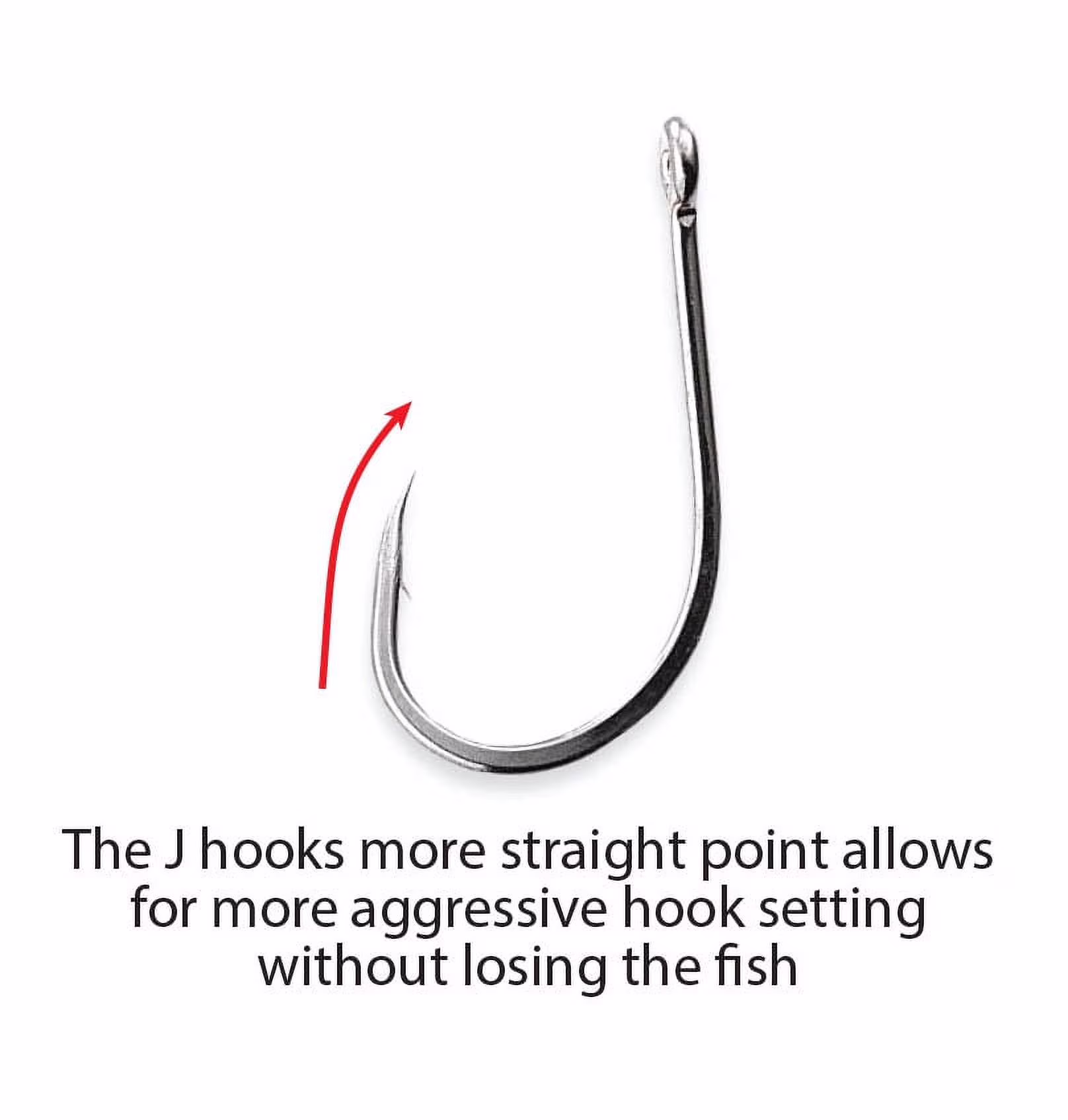 Team Catfish Jackhammer 4/0 Forged Steel J Hook, Size 4/0