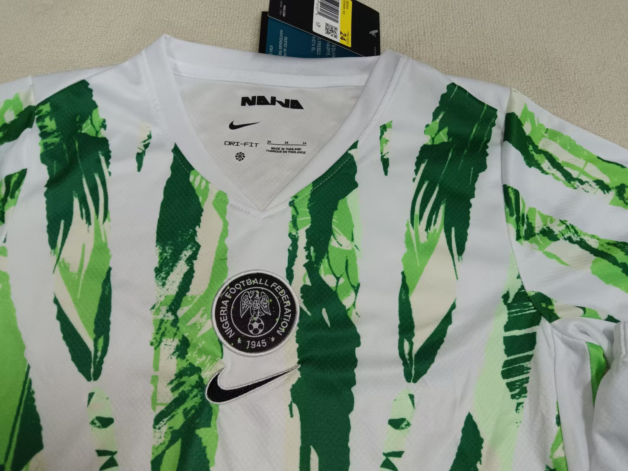 25-26 Nigeria home jersey-children's suit