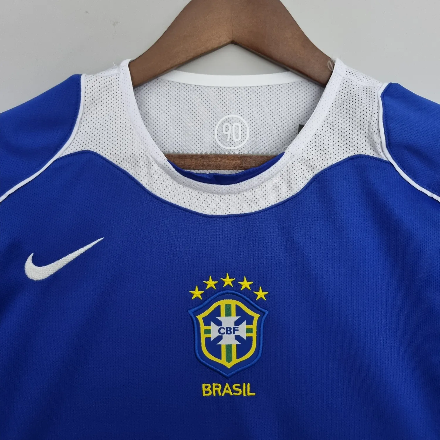 2004-2006 Brazil Away Retro Jersey - Fans Edition