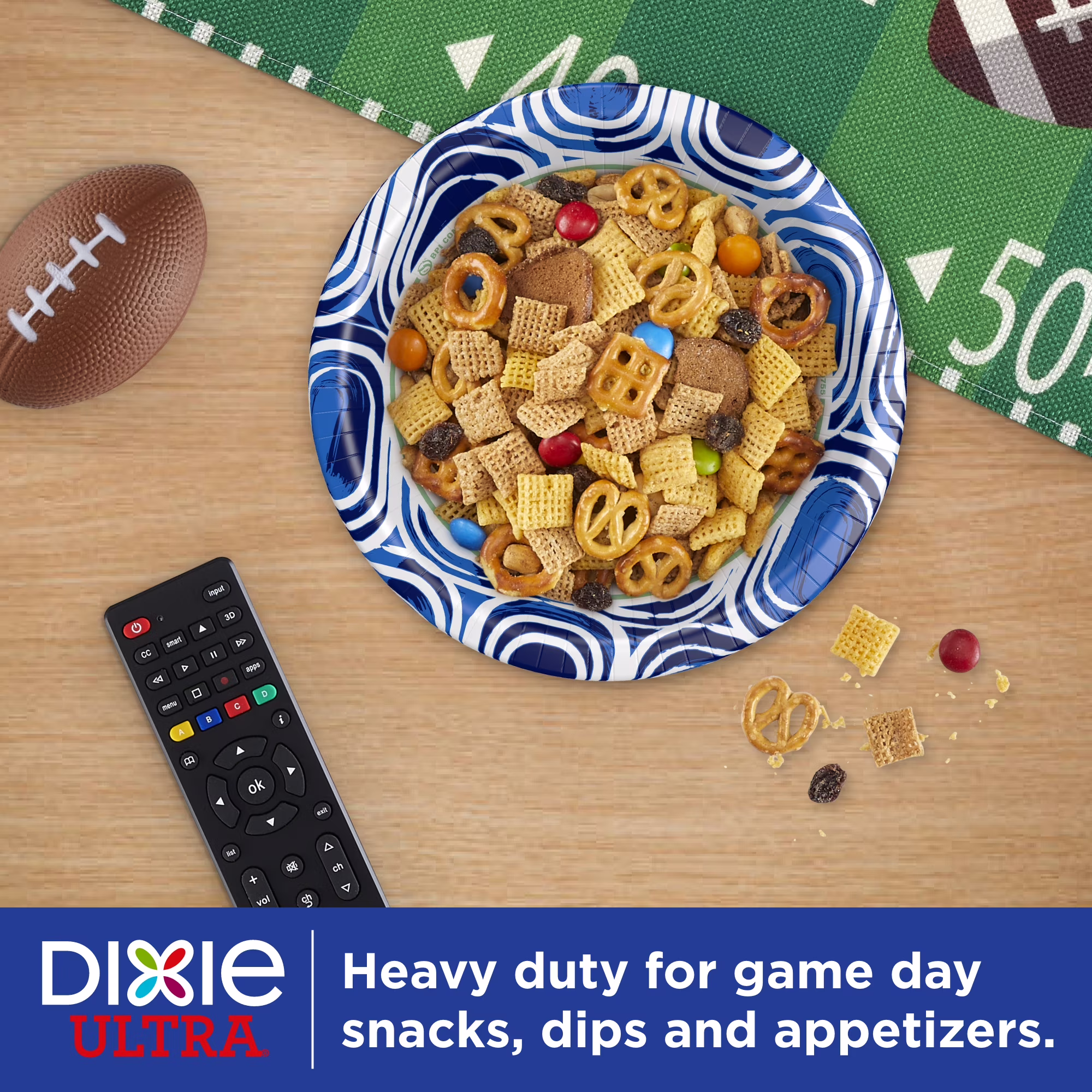 Dixie Ultra Disposable Paper Bowls, 20 oz, Multi-Color, 25 Count