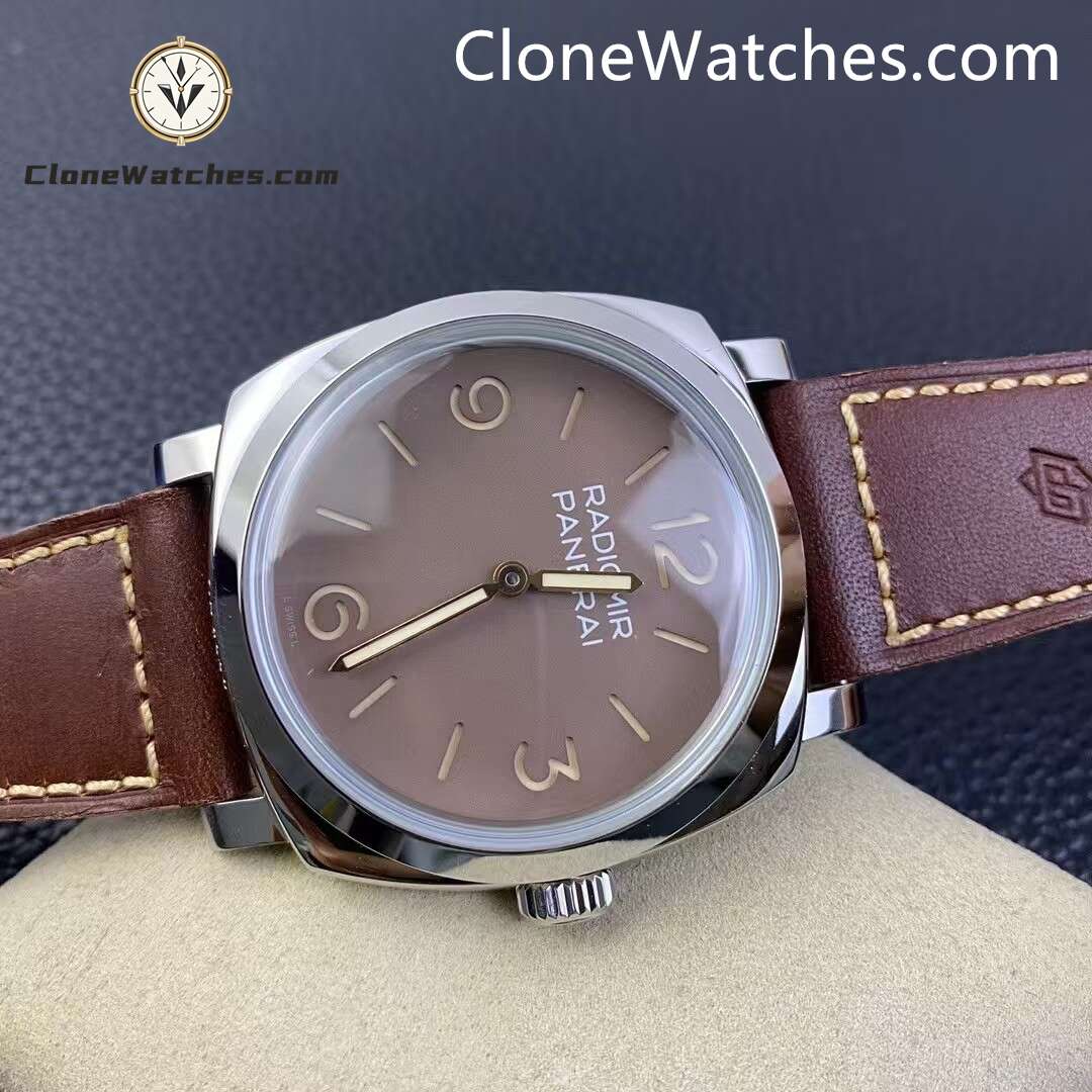 Panerai Super Clone Watches 1:1 Radiomir 1940 3 Days PAM00662 Brown Dial