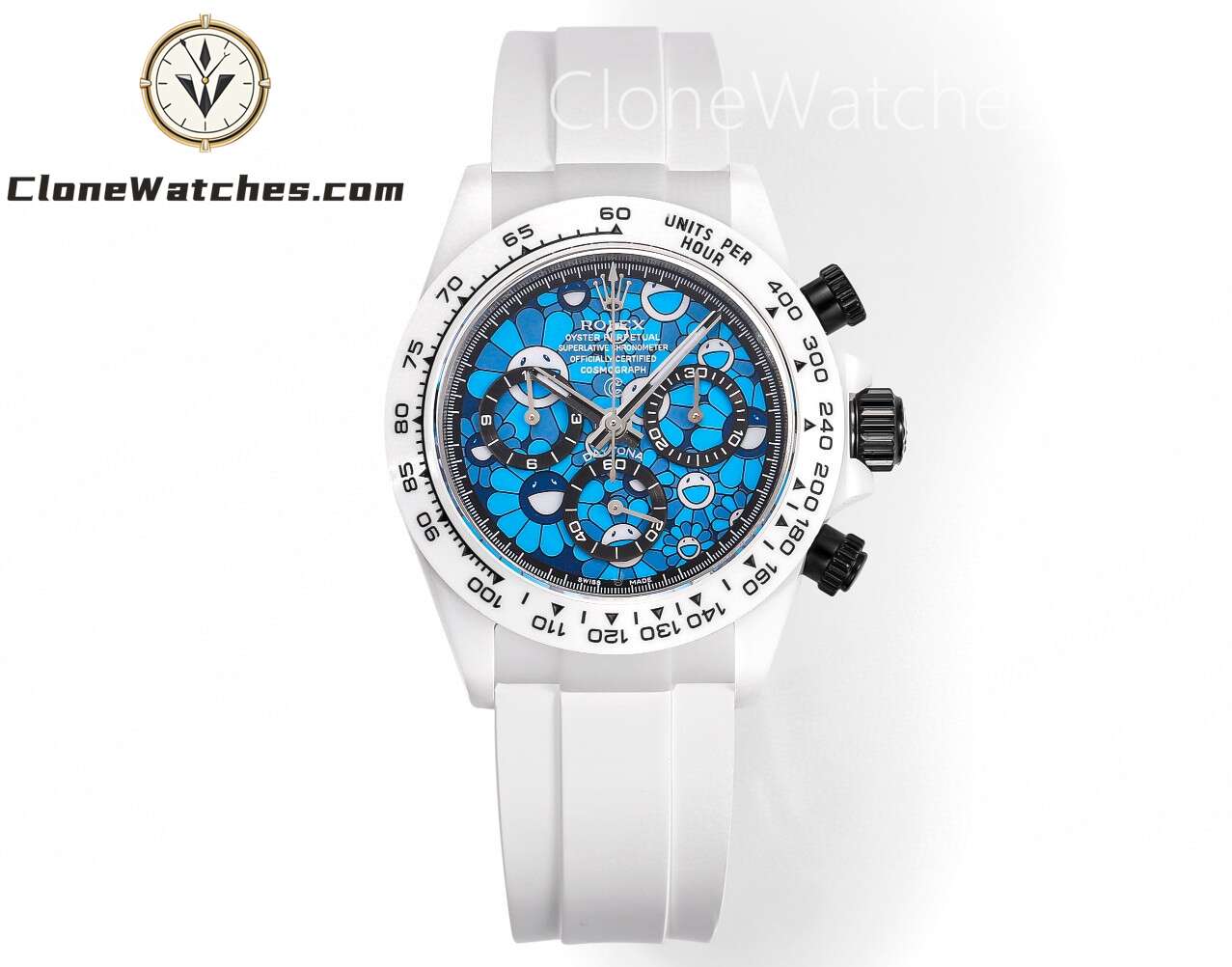 Modified Super Clone Watches 1:1 Rolex Daytona MILITARY BLUE Ceramic custom version