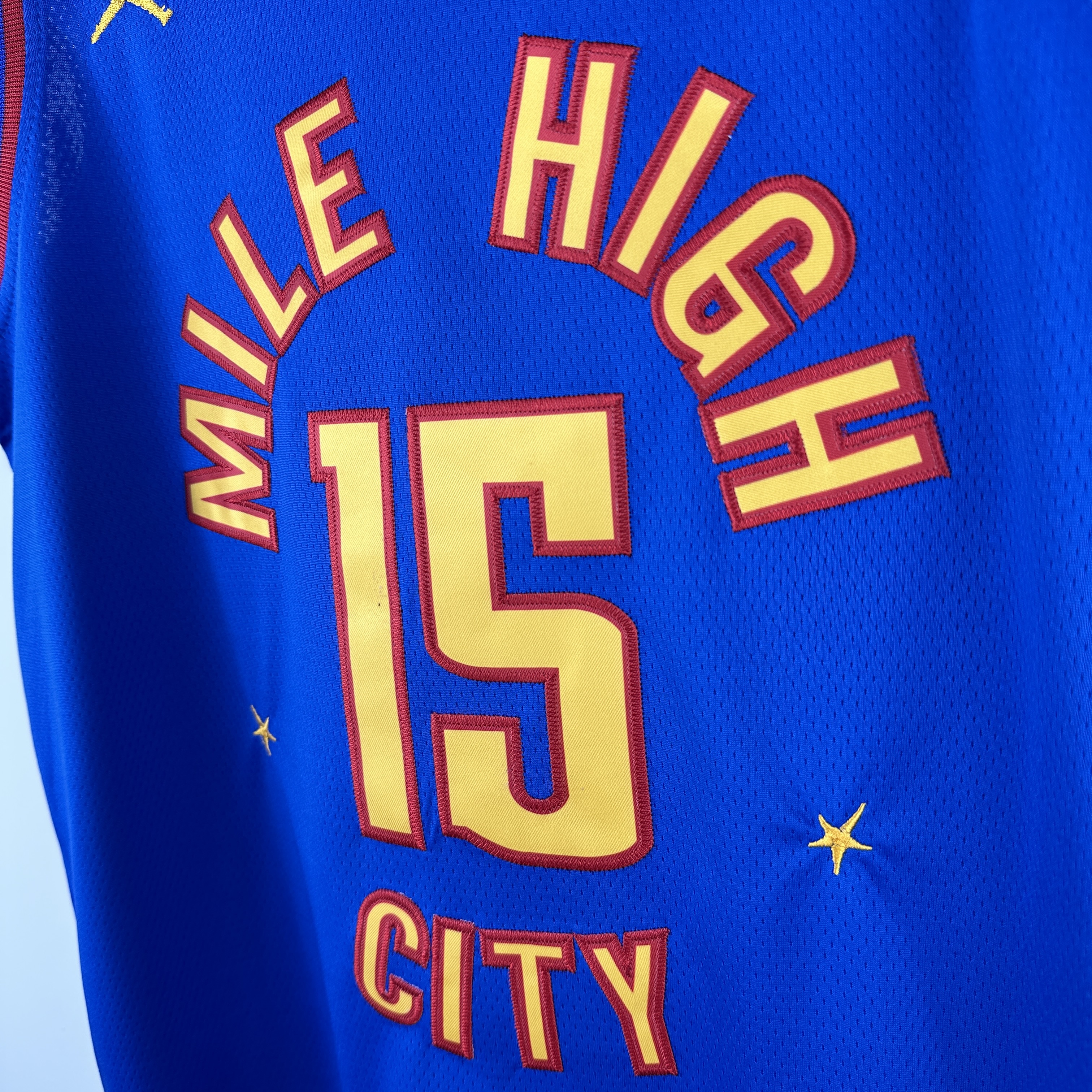 Embroidery 23rd season Nuggets Jumpman model No. 15 Jokic