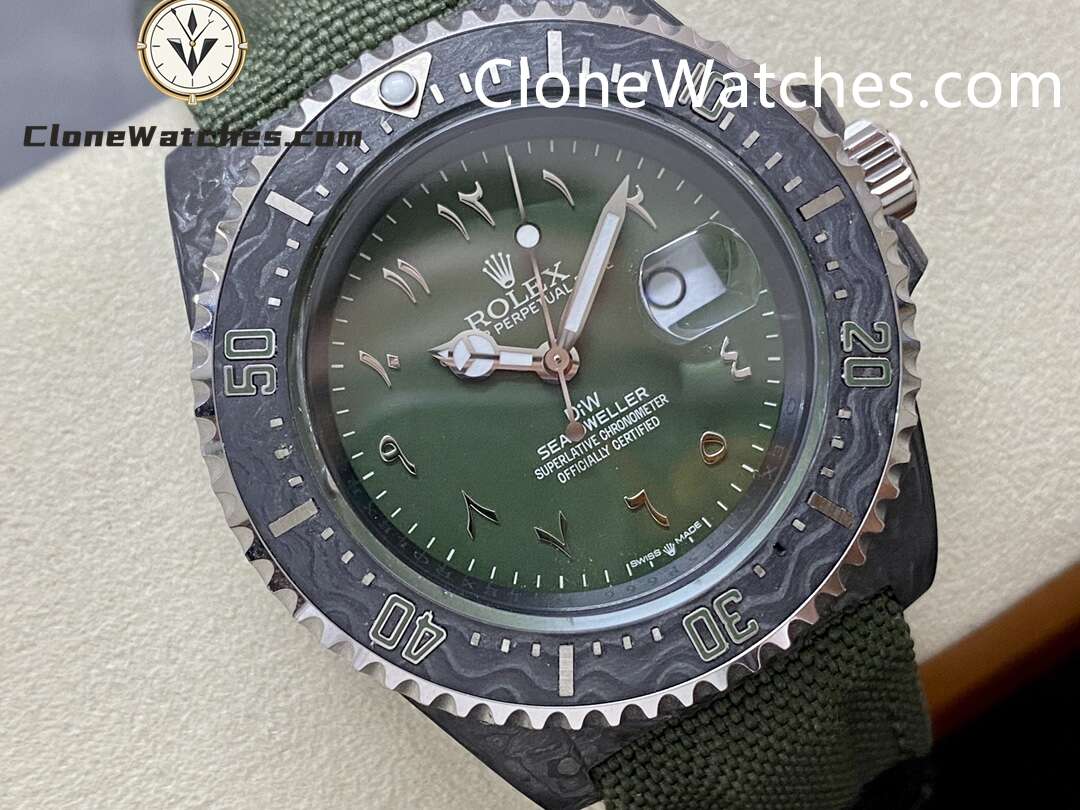 Modified Super Clone Watches 1:1 DIW Rolex Sea Dweller “HUNTER ARABIC” 3235 Movement